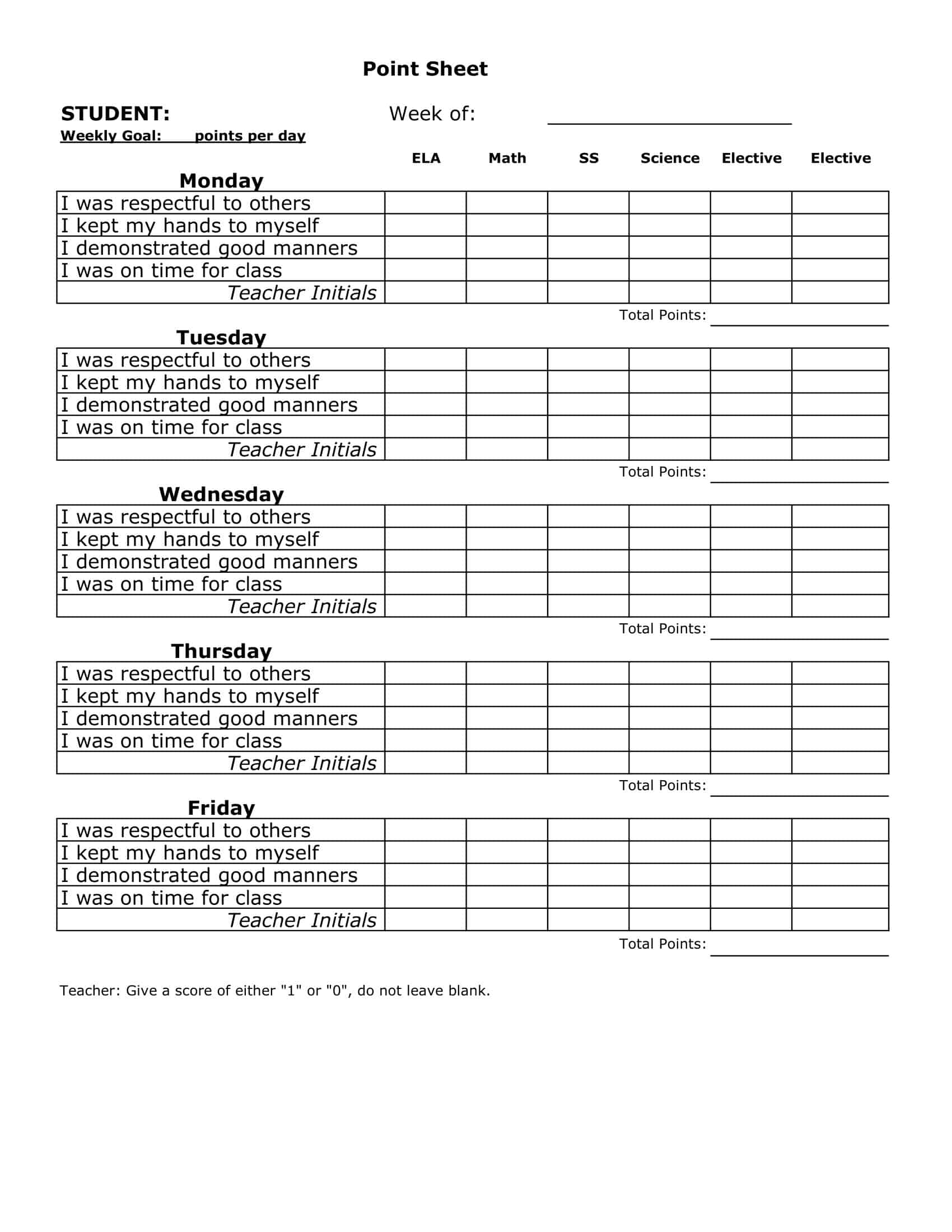 behavioral contracting example behavioral contracting example