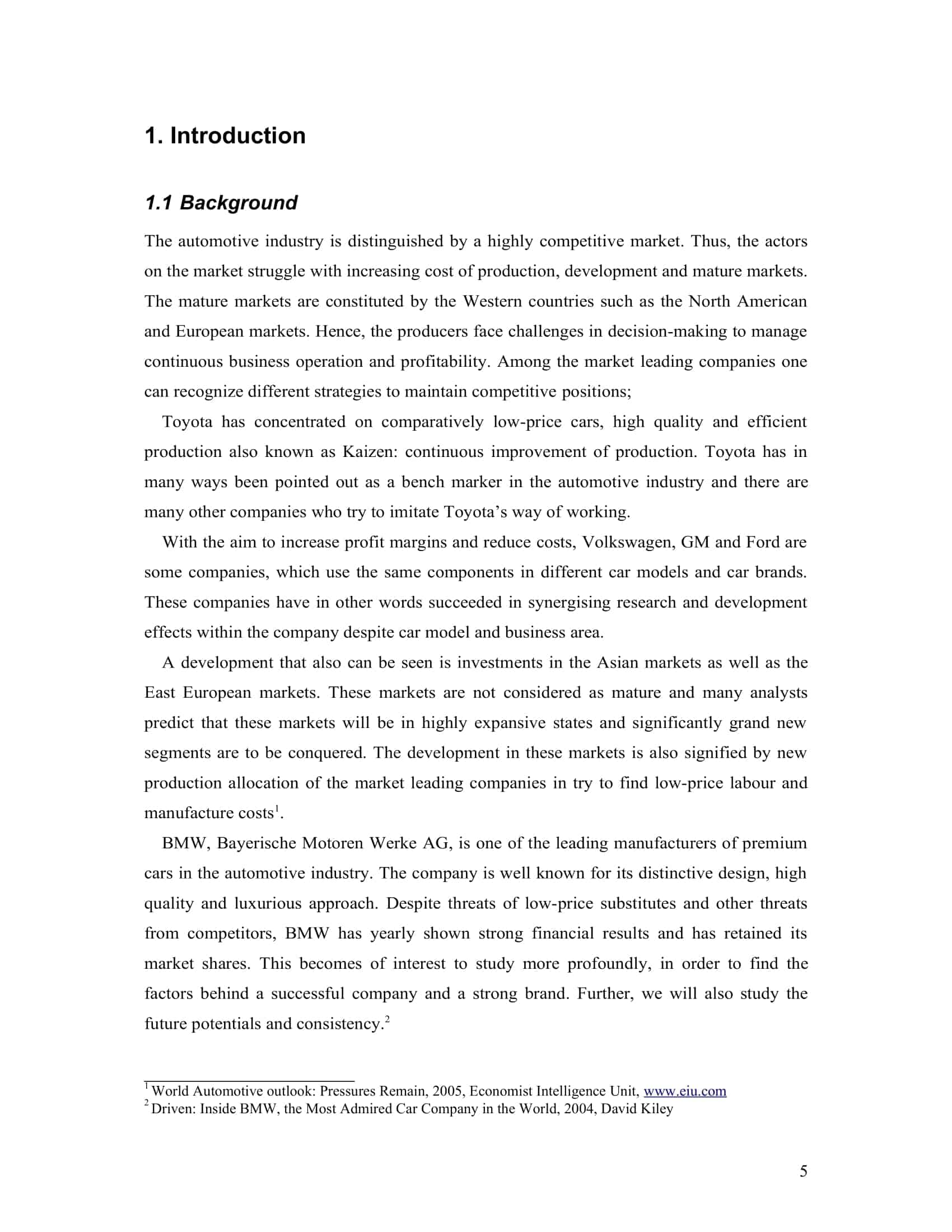 industry and company analysis industry and company analysis