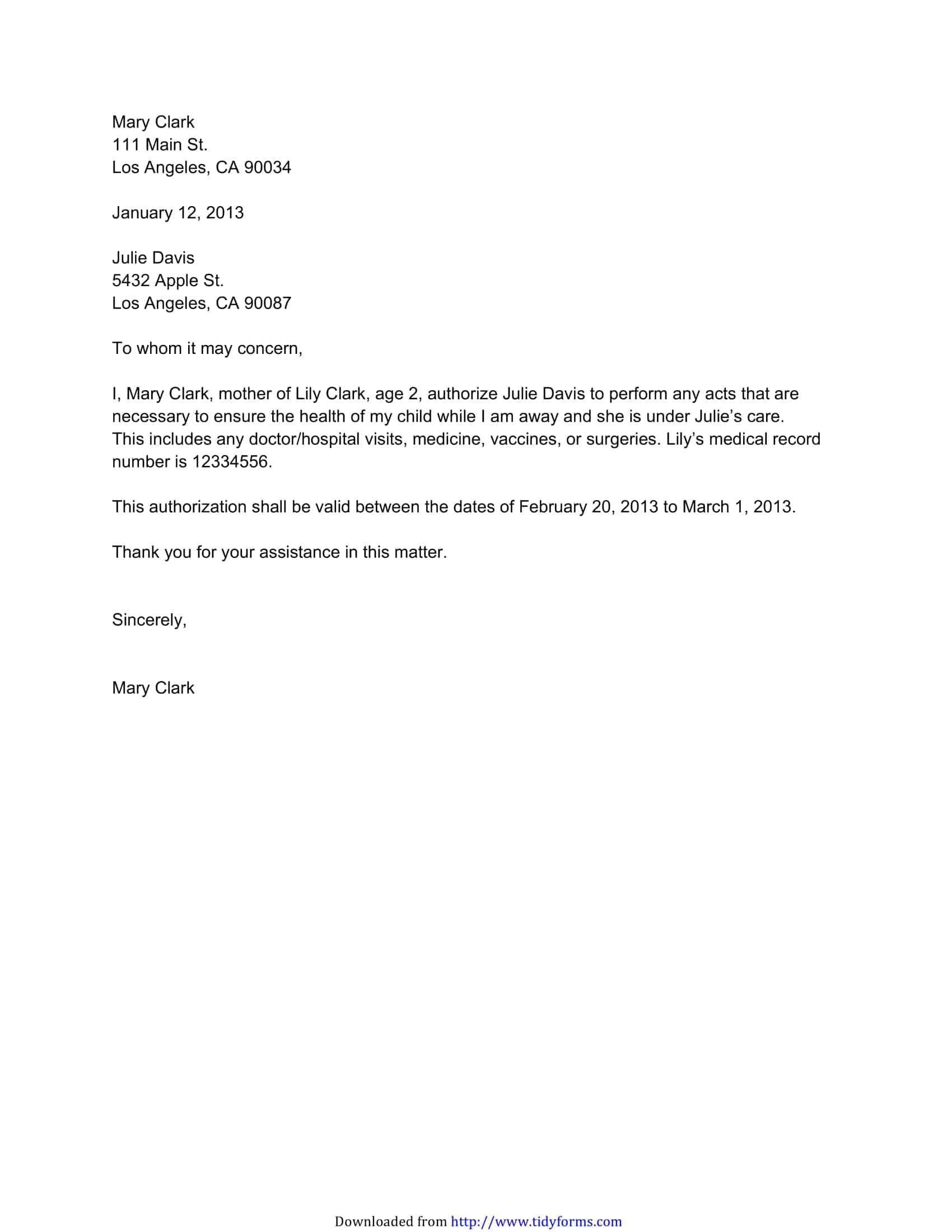 letter of authorization samples letter of authorization samples