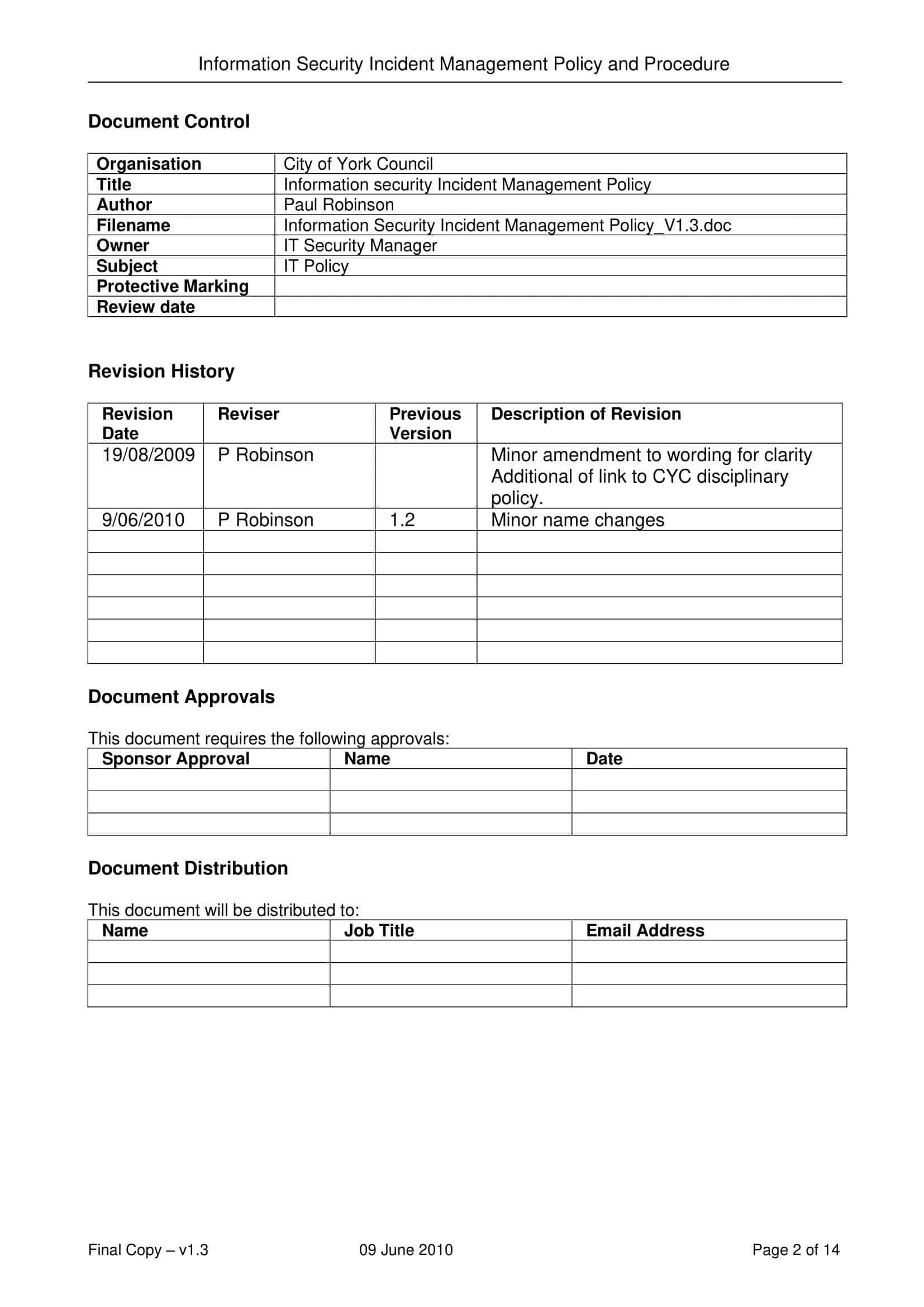 Accessible free security policy template Accessible free security policy template