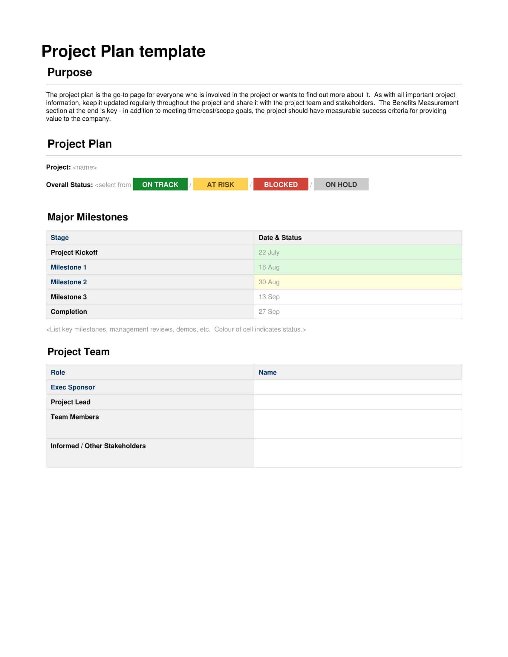 Comprehensive Project Plan Comprehensive Project Plan