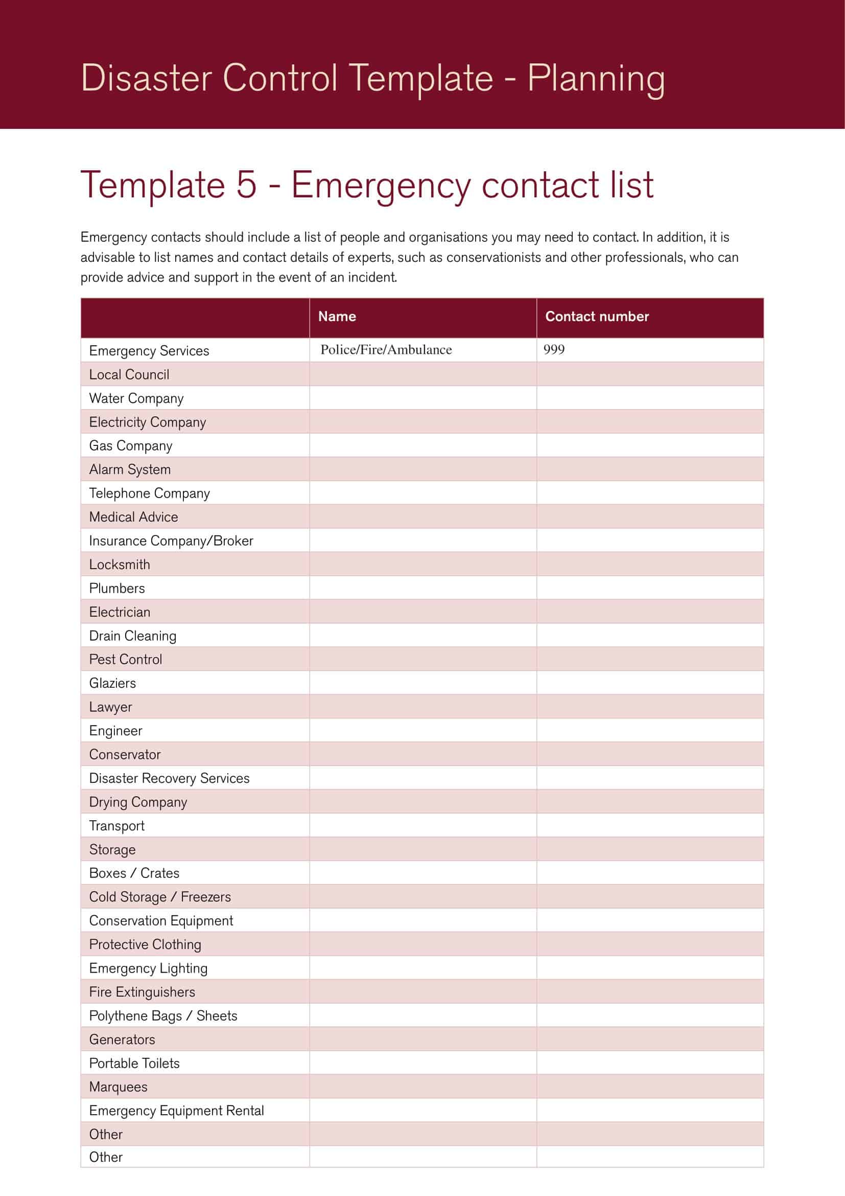 Contact list template Excel Contact list template Excel