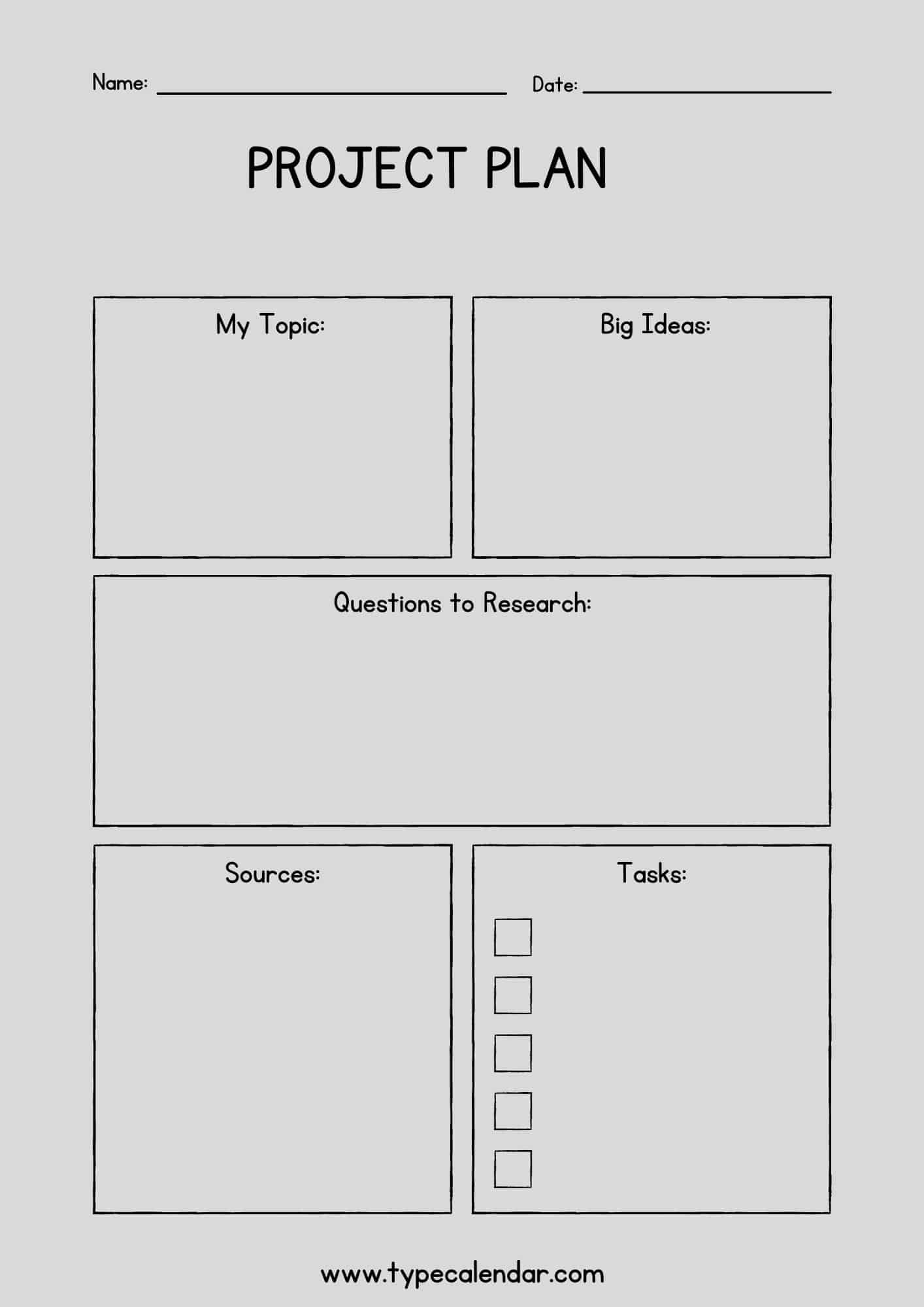 Editable Word Project Plan Template Editable Word Project Plan Template