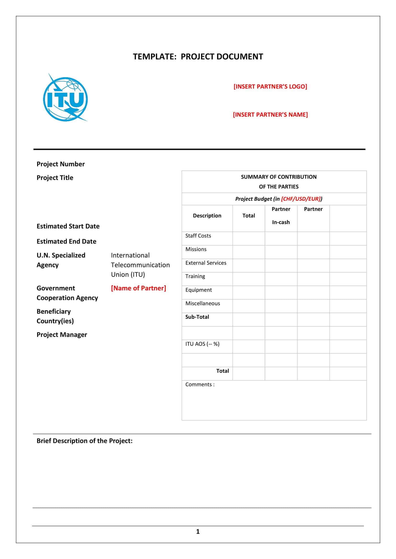 Free project scope template download PDF Free project scope template download PDF