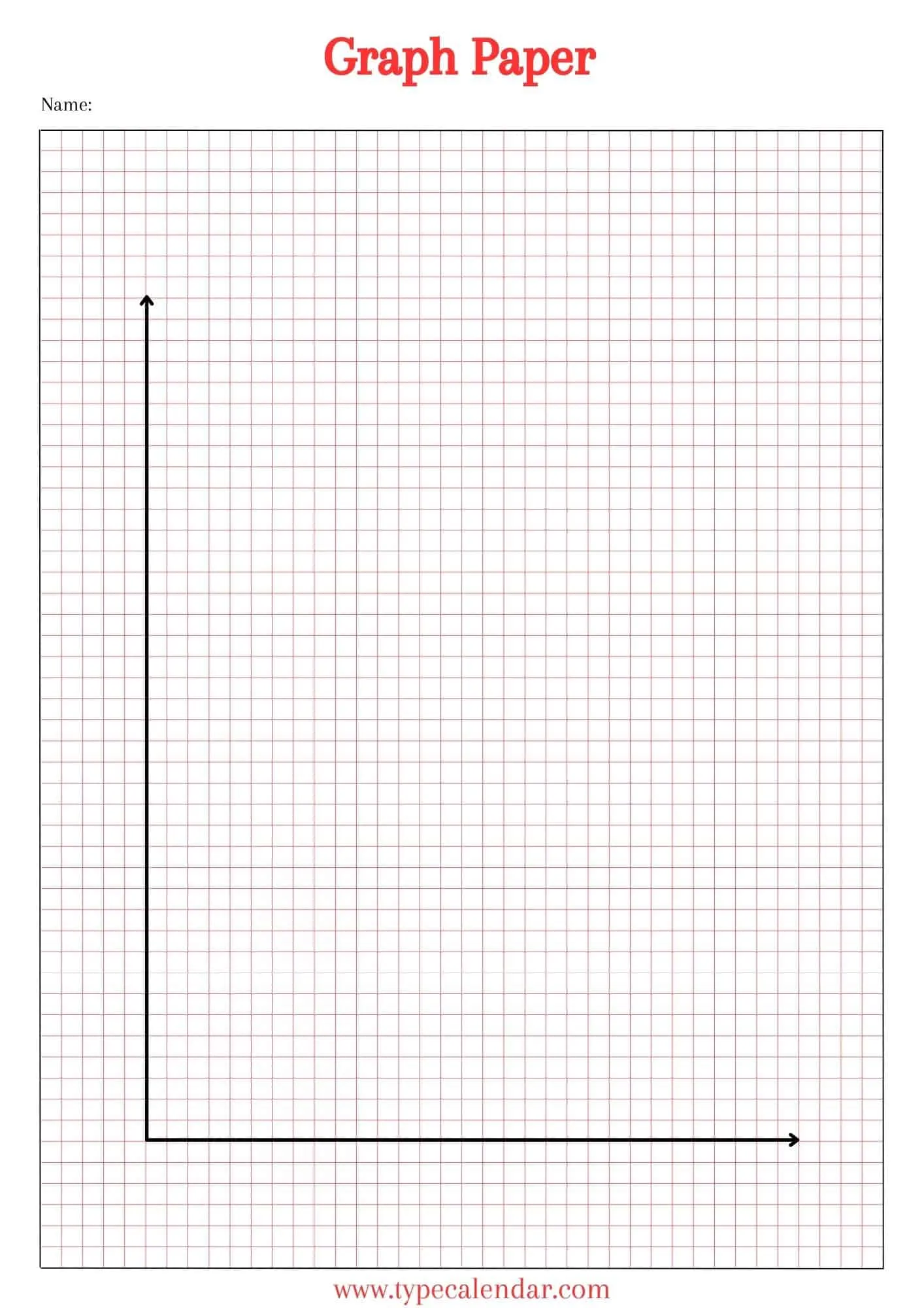 Graph paper template Graph paper template
