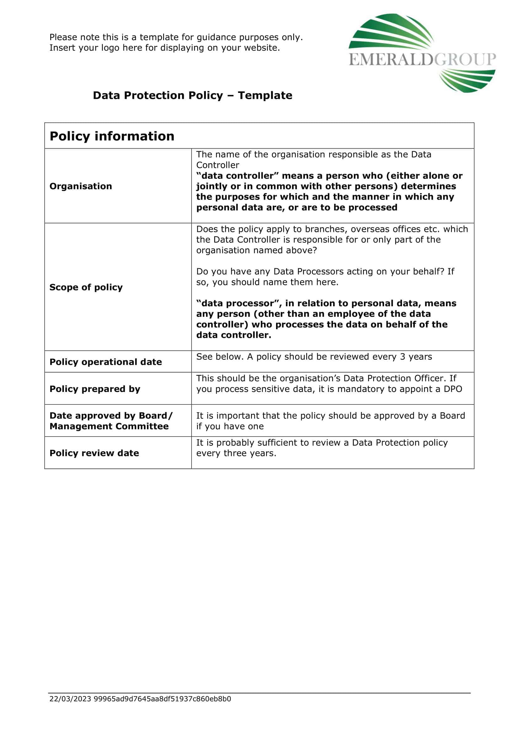 Information security policy best practices template Information security policy best practices template