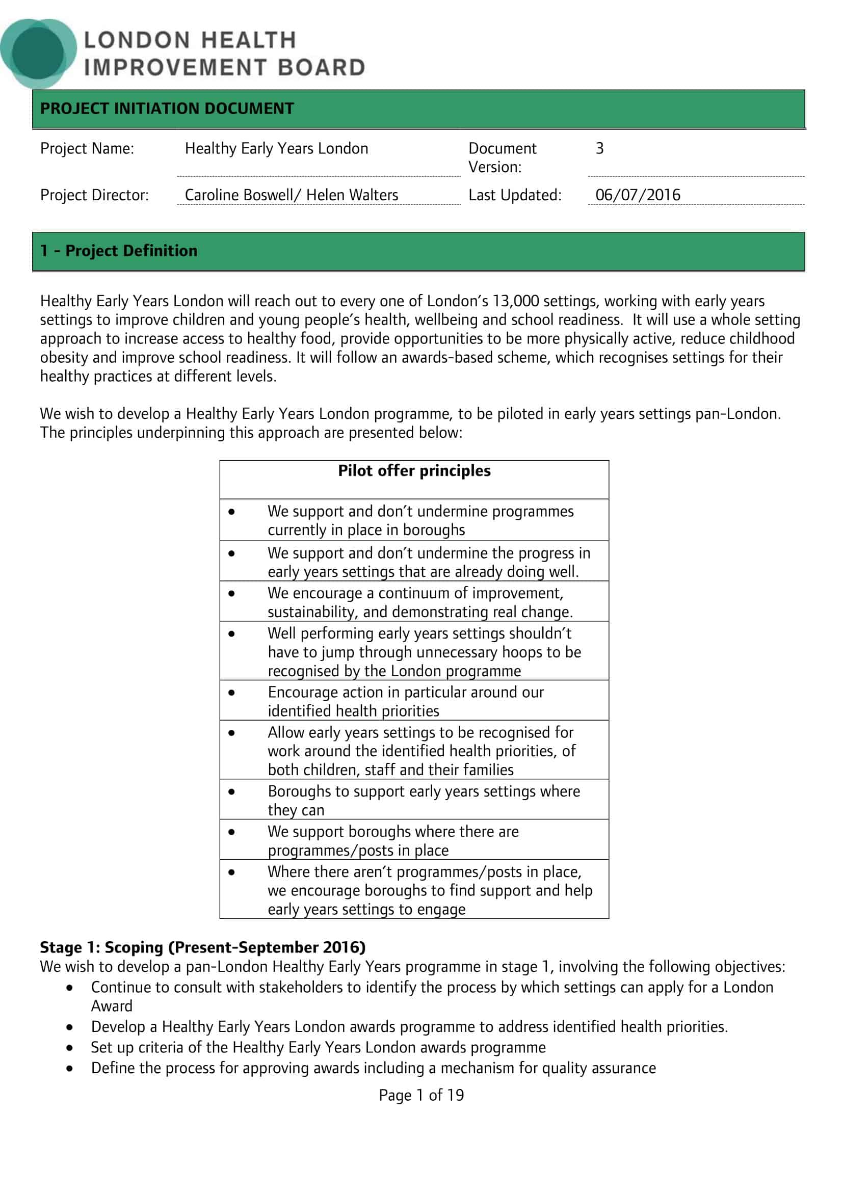 Project scope template download Word Project scope template download Word