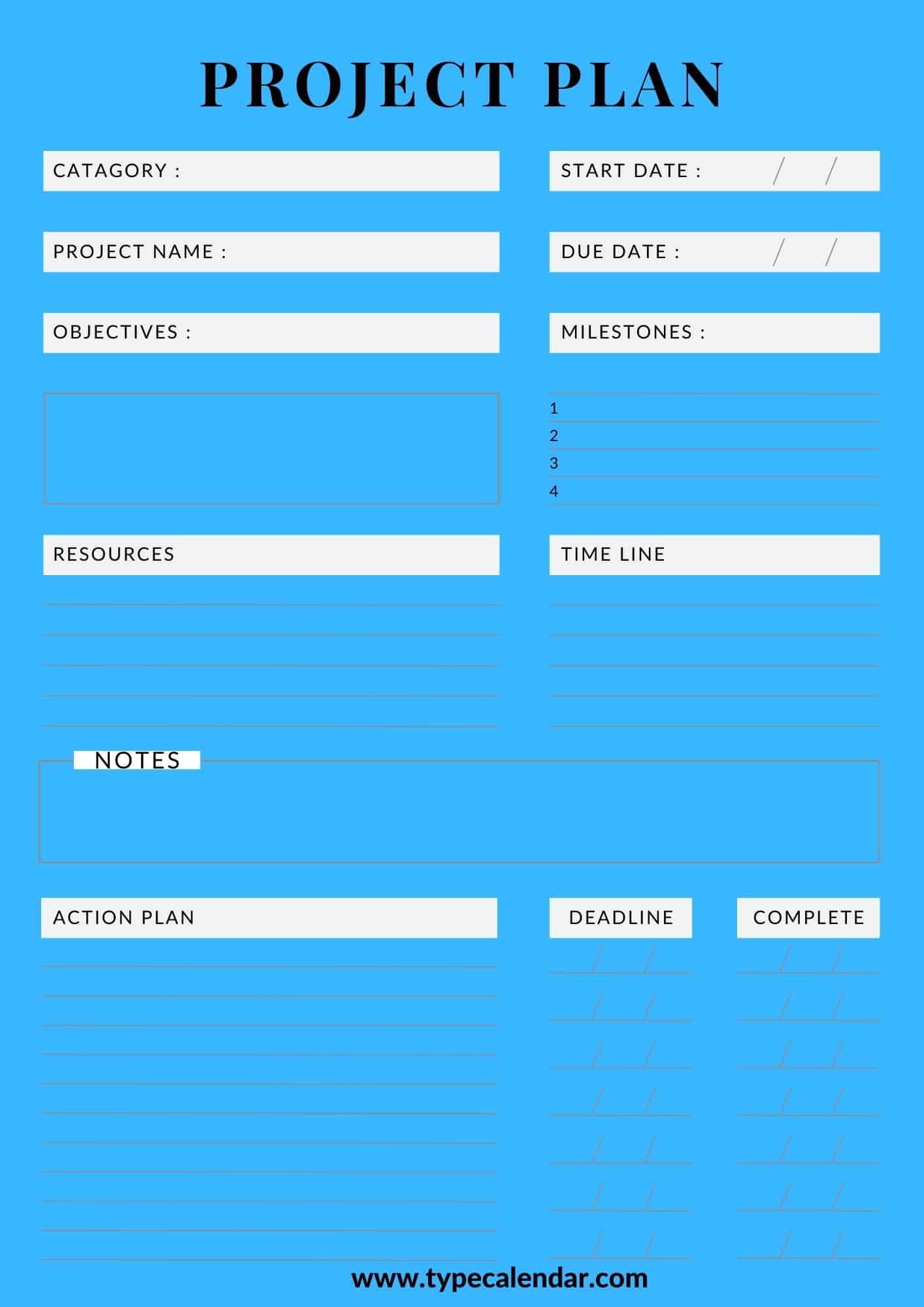Sample Excel Project Plan Sample Excel Project Plan