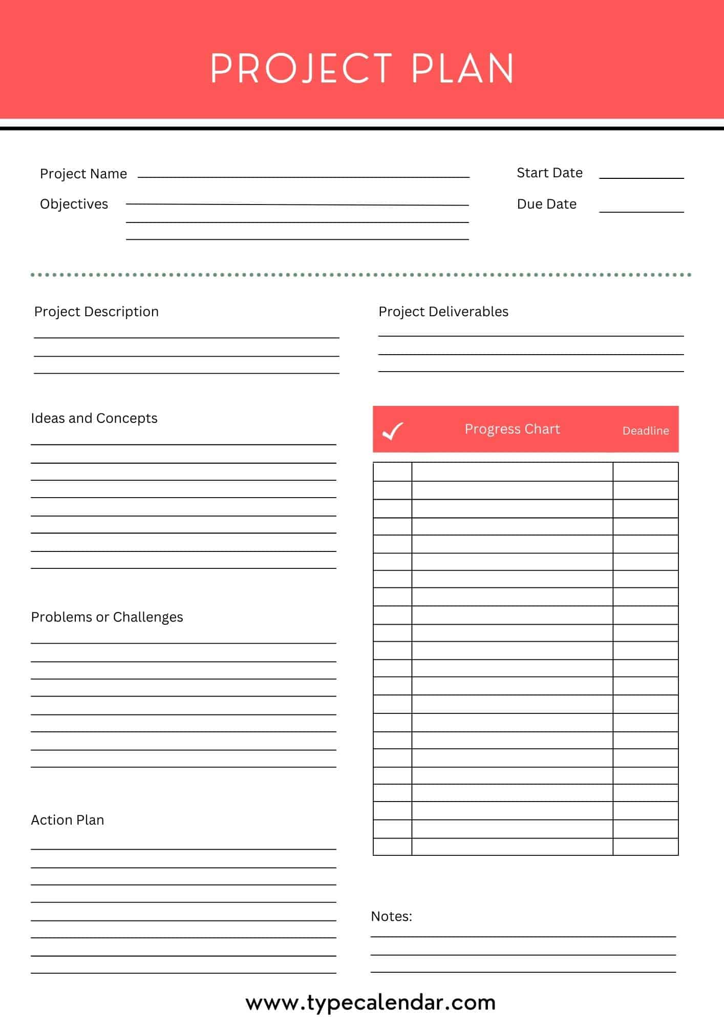 Simple Word Project Plan Template Simple Word Project Plan Template