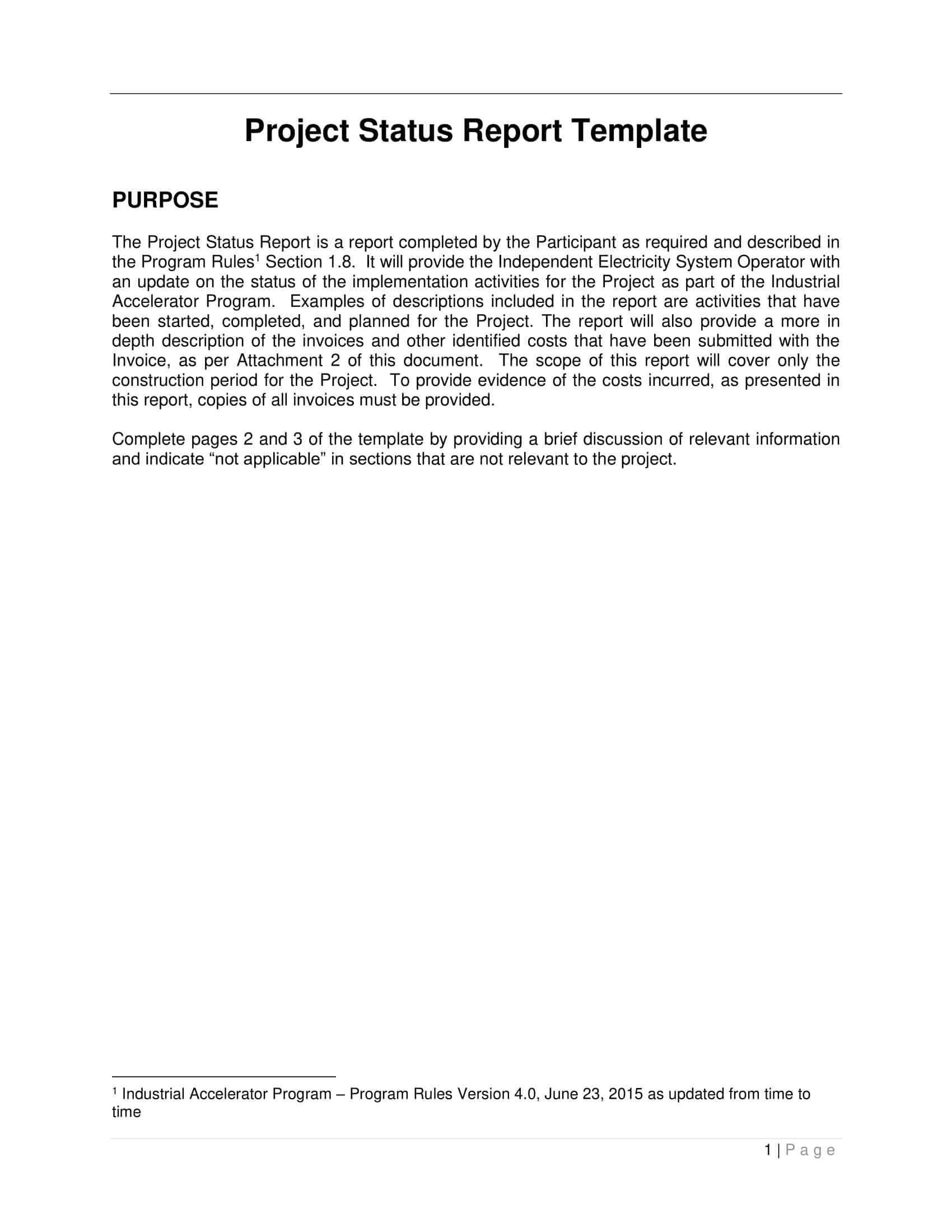 agile project status report template agile project status report template