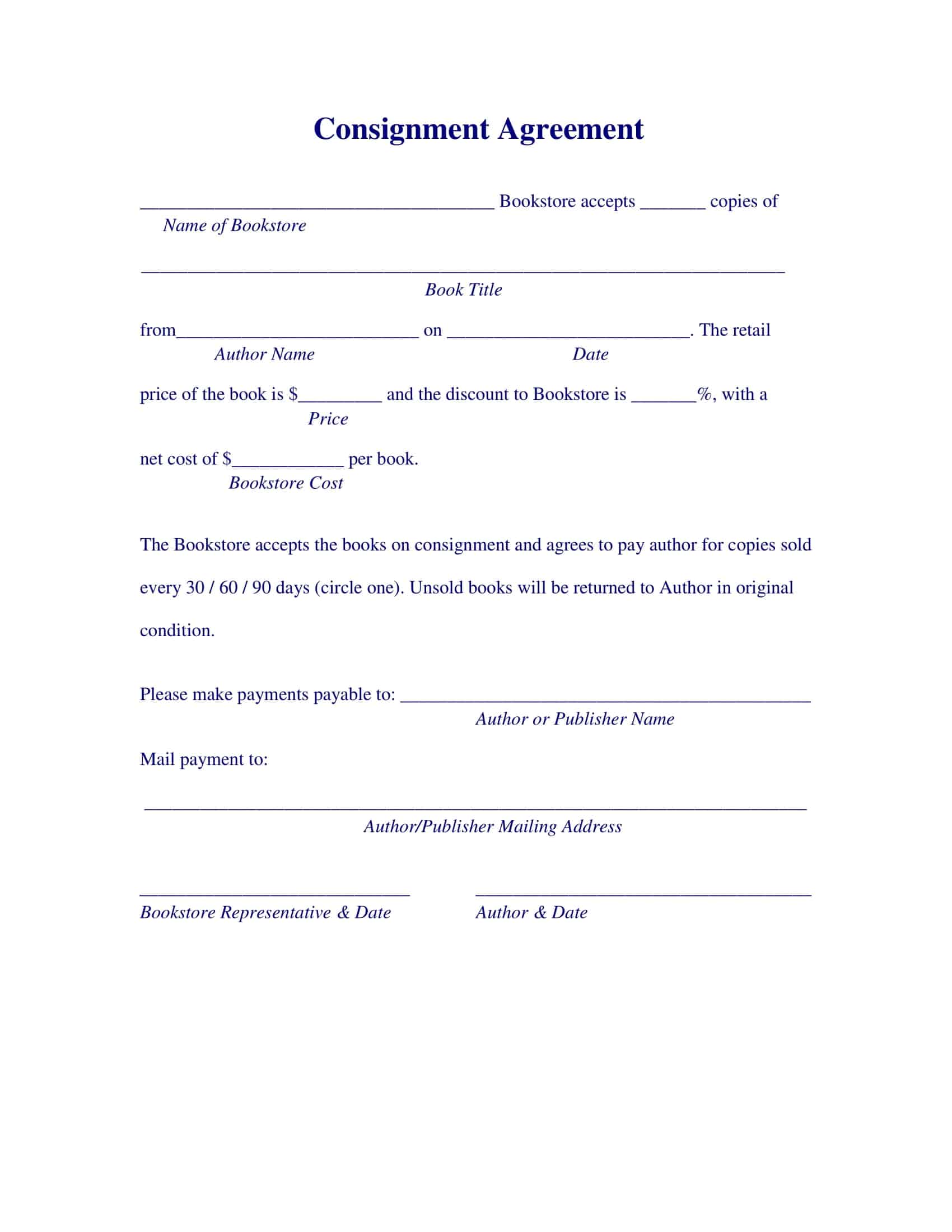 auto dealer consignment agreement auto dealer consignment agreement