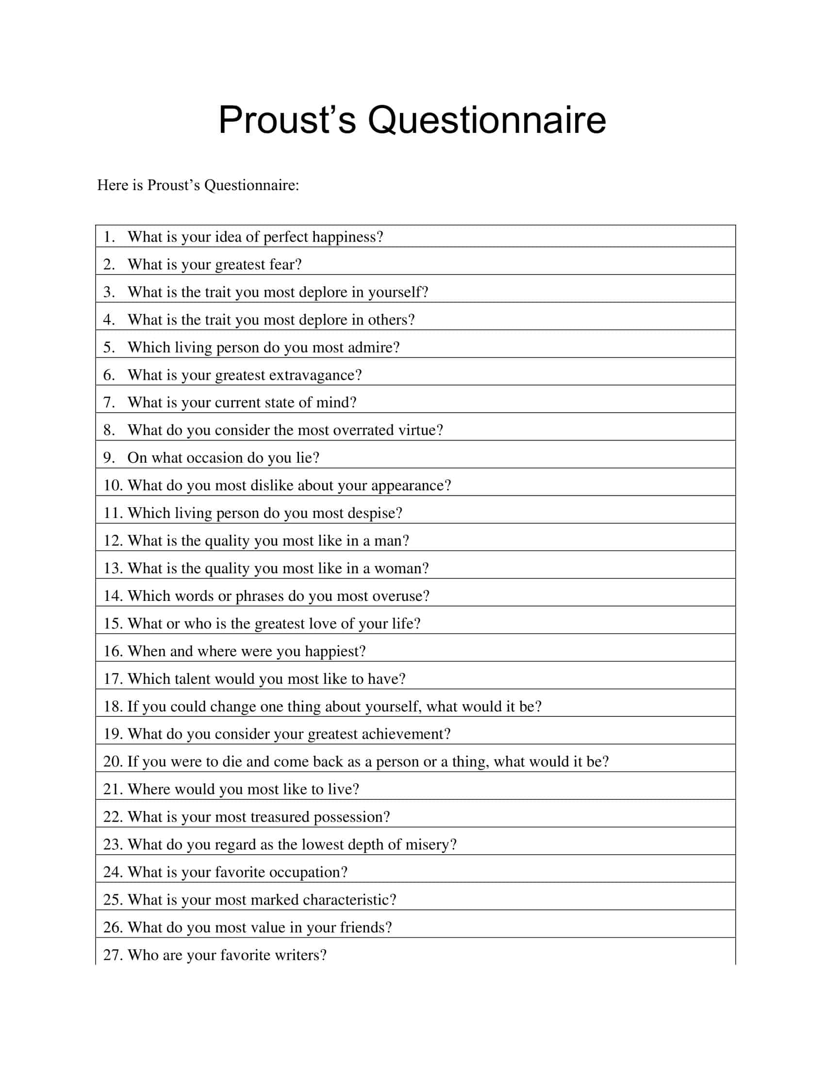 blank questionnaire template word blank questionnaire template word