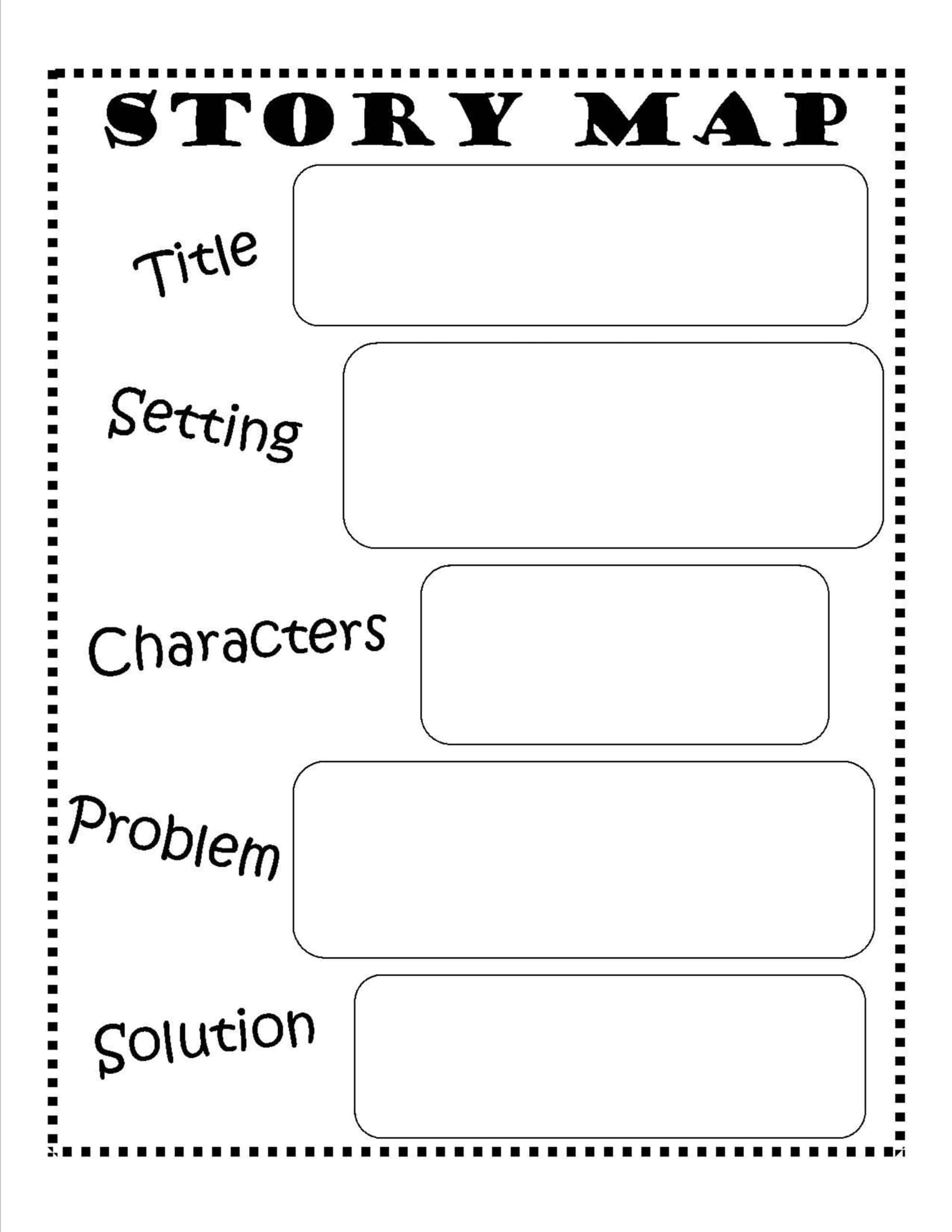 blank story map free blank story map free