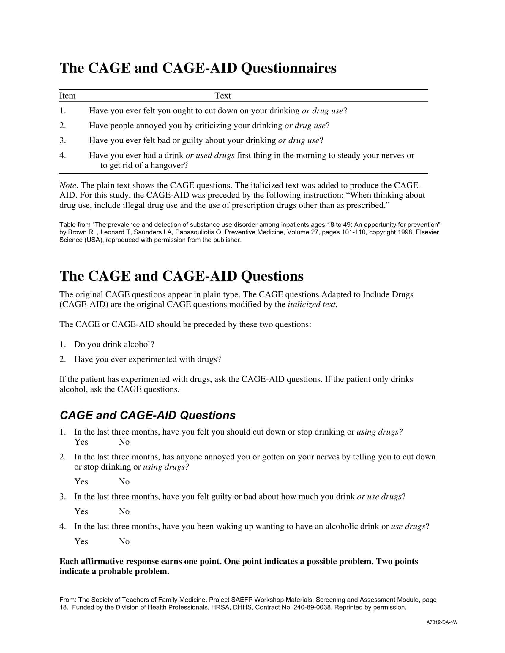 cage questionnaire pdf cage questionnaire pdf