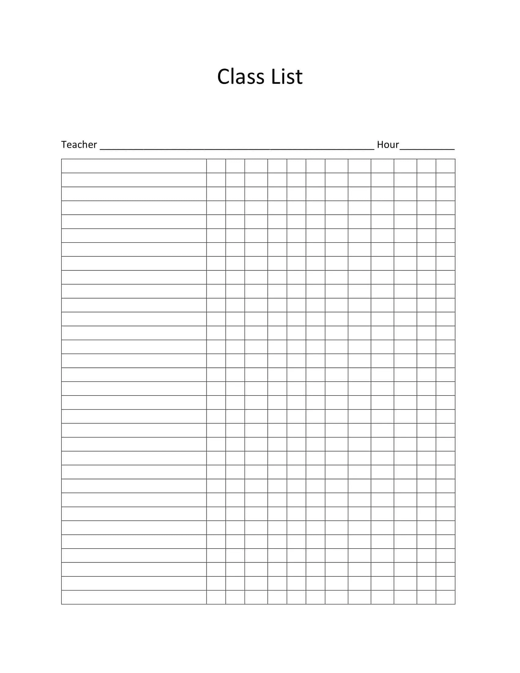 class member roster template pdf class member roster template pdf