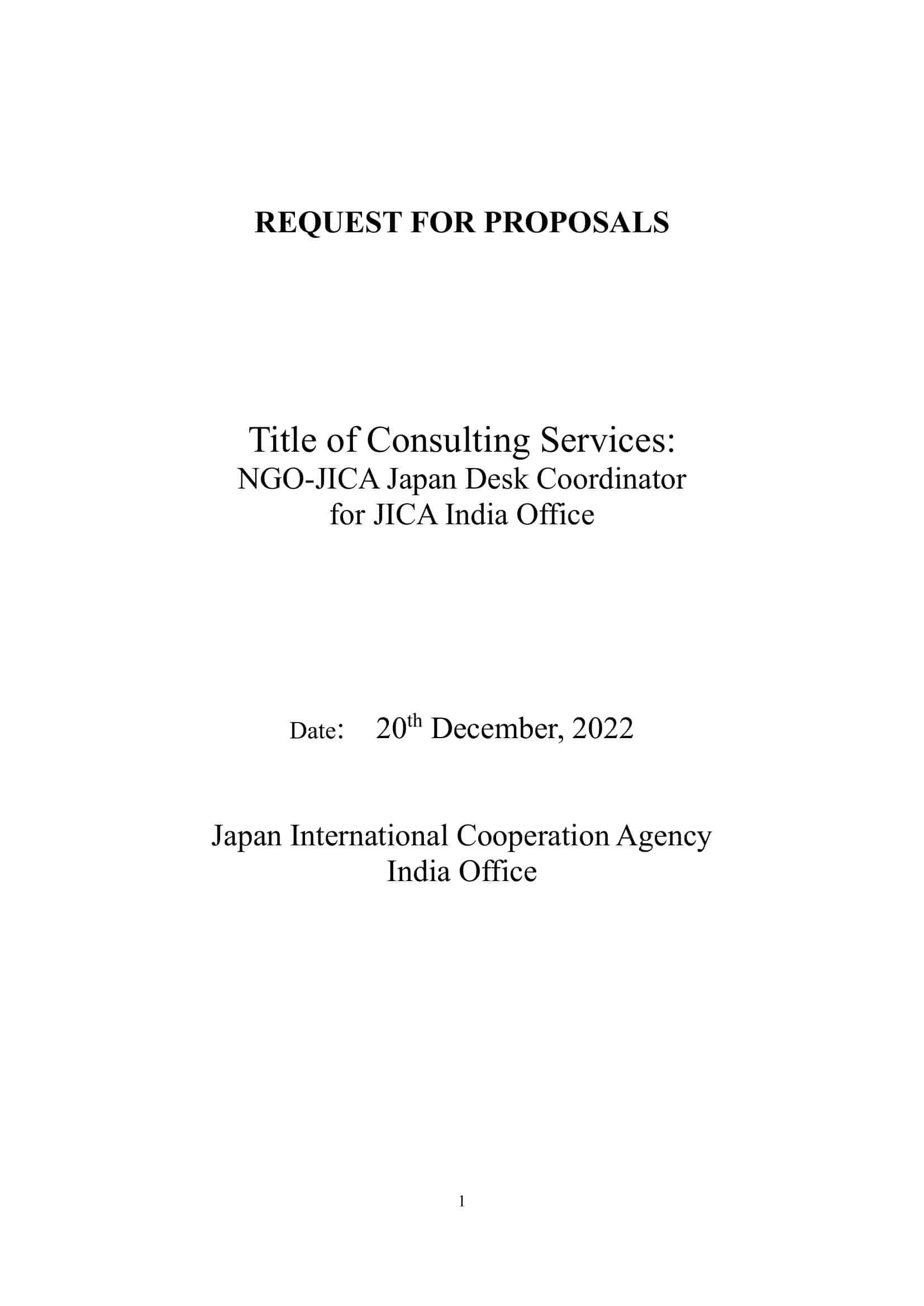 consultant proposal template consultant proposal template