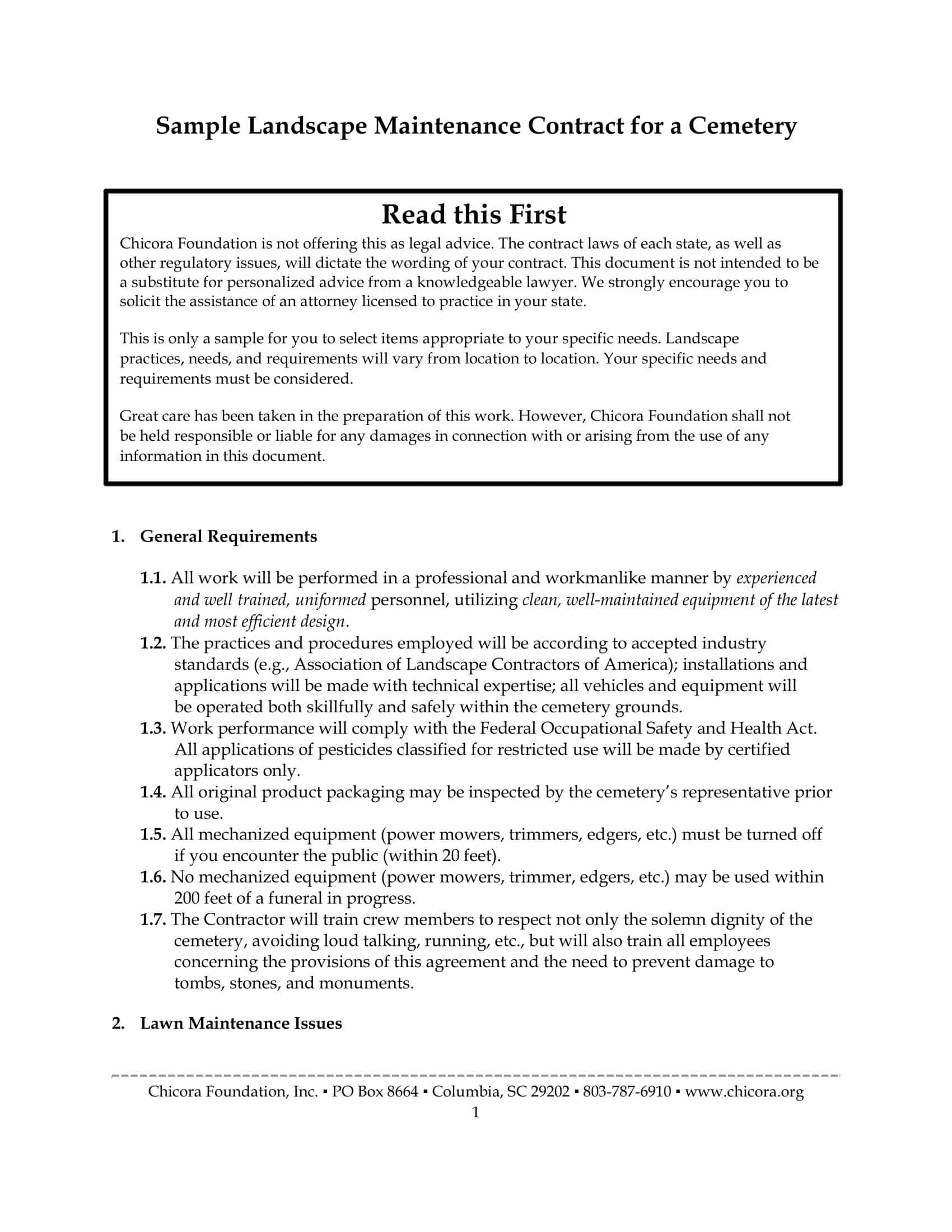 contract for landscaping contract for landscaping