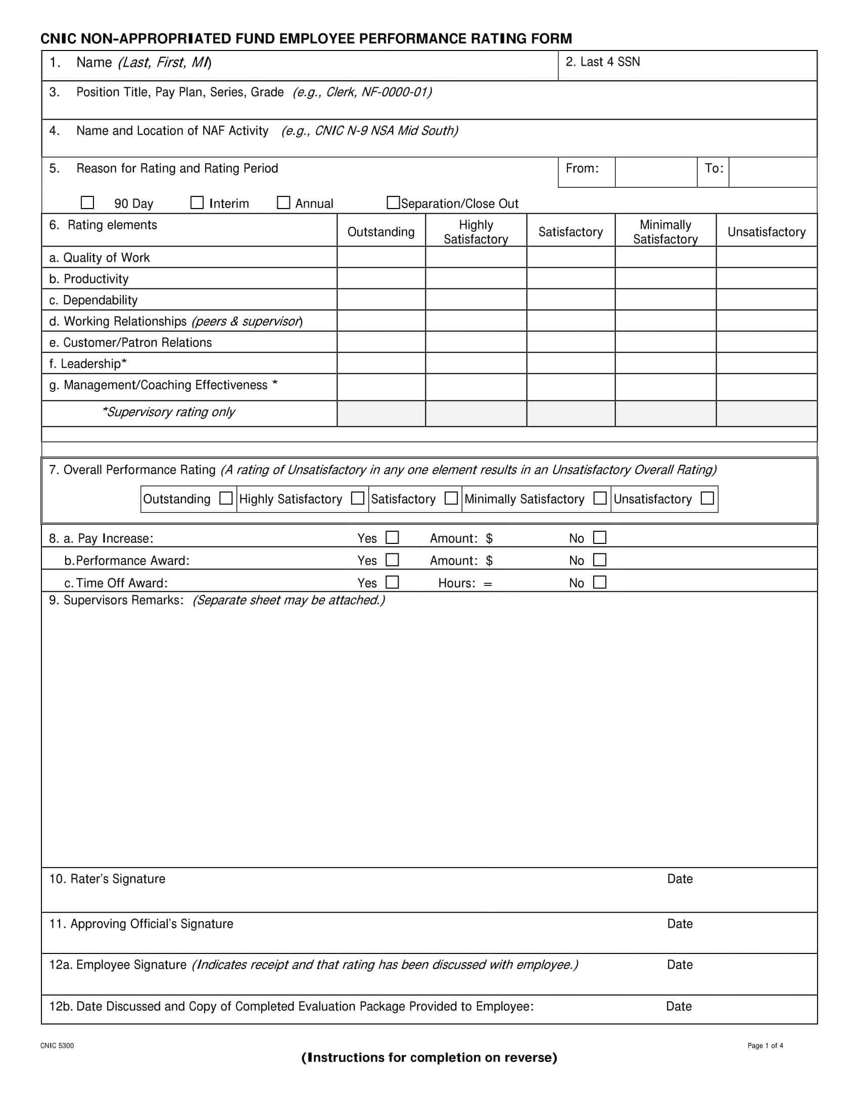 employee performance review employee performance review