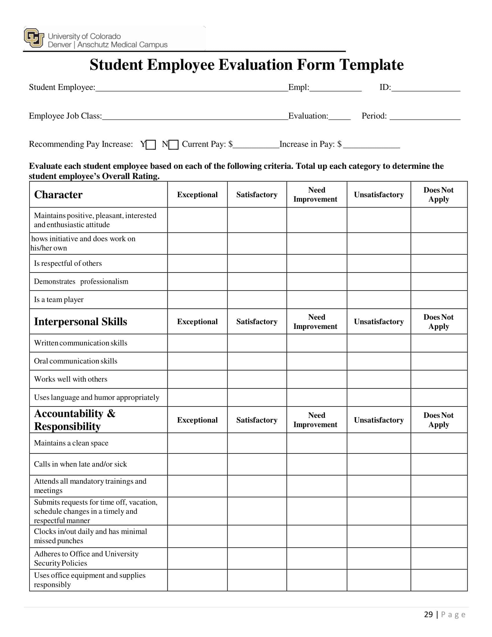 example employee performance review example employee performance review