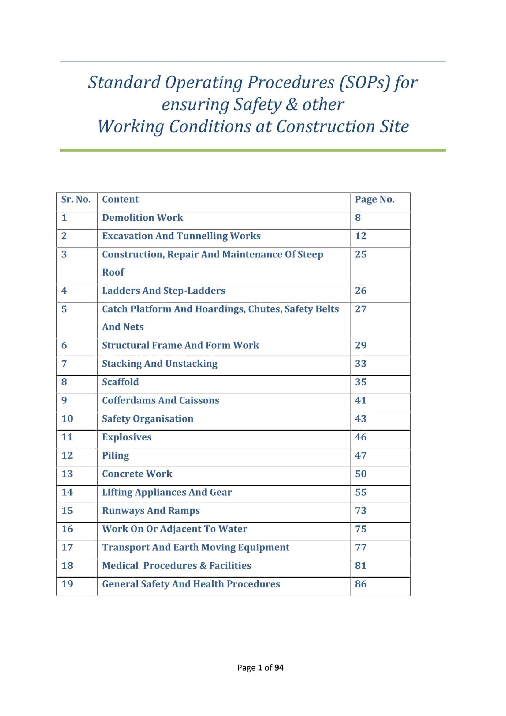 examples of sop templates examples of sop templates