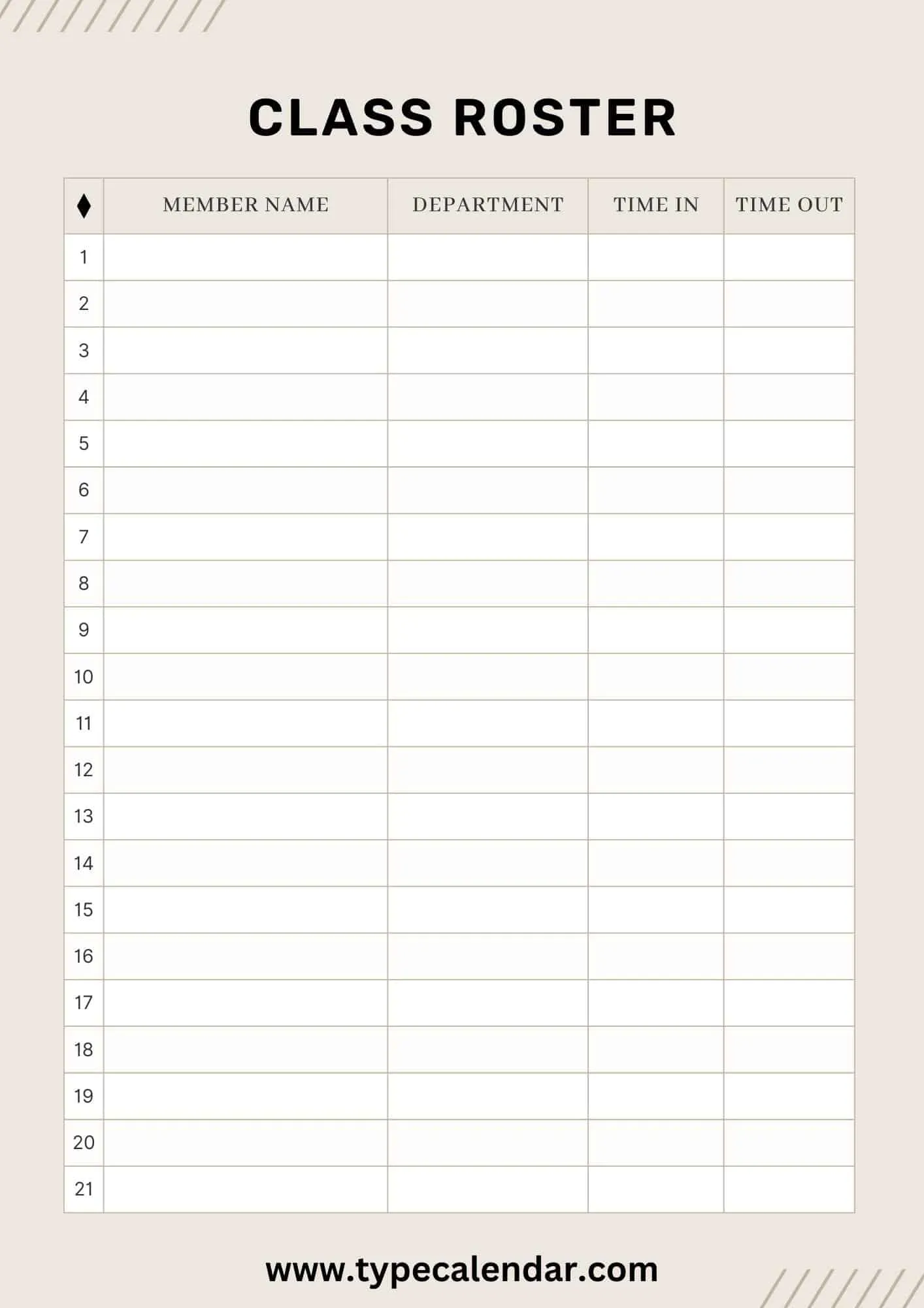 excel template class roster excel template class roster