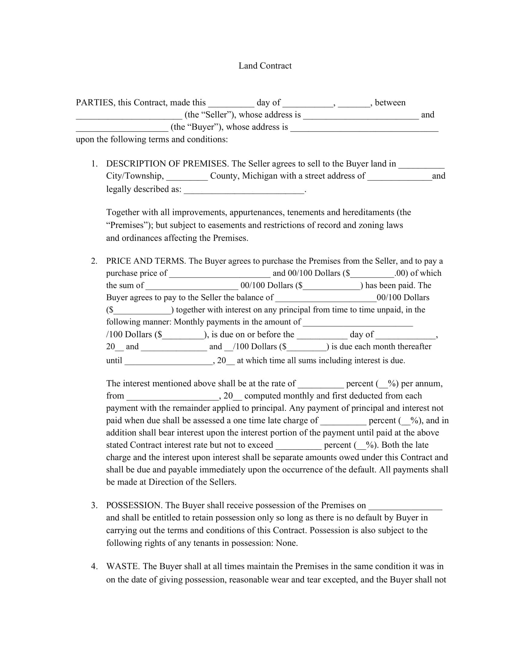 land contract michigan land contract michigan