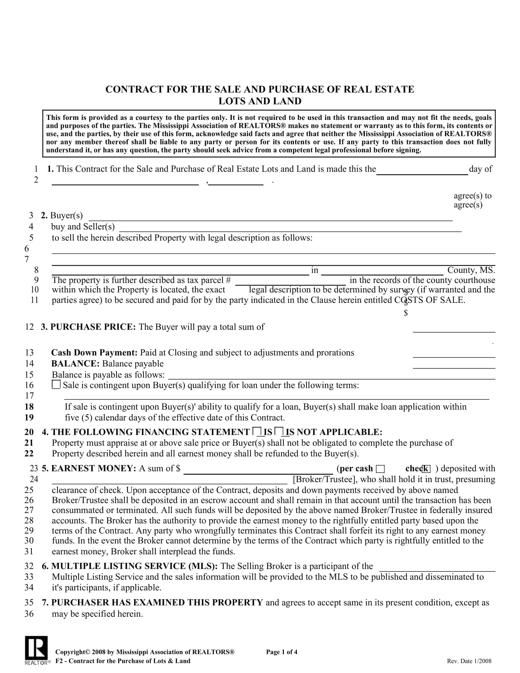 land purchase contract land purchase contract