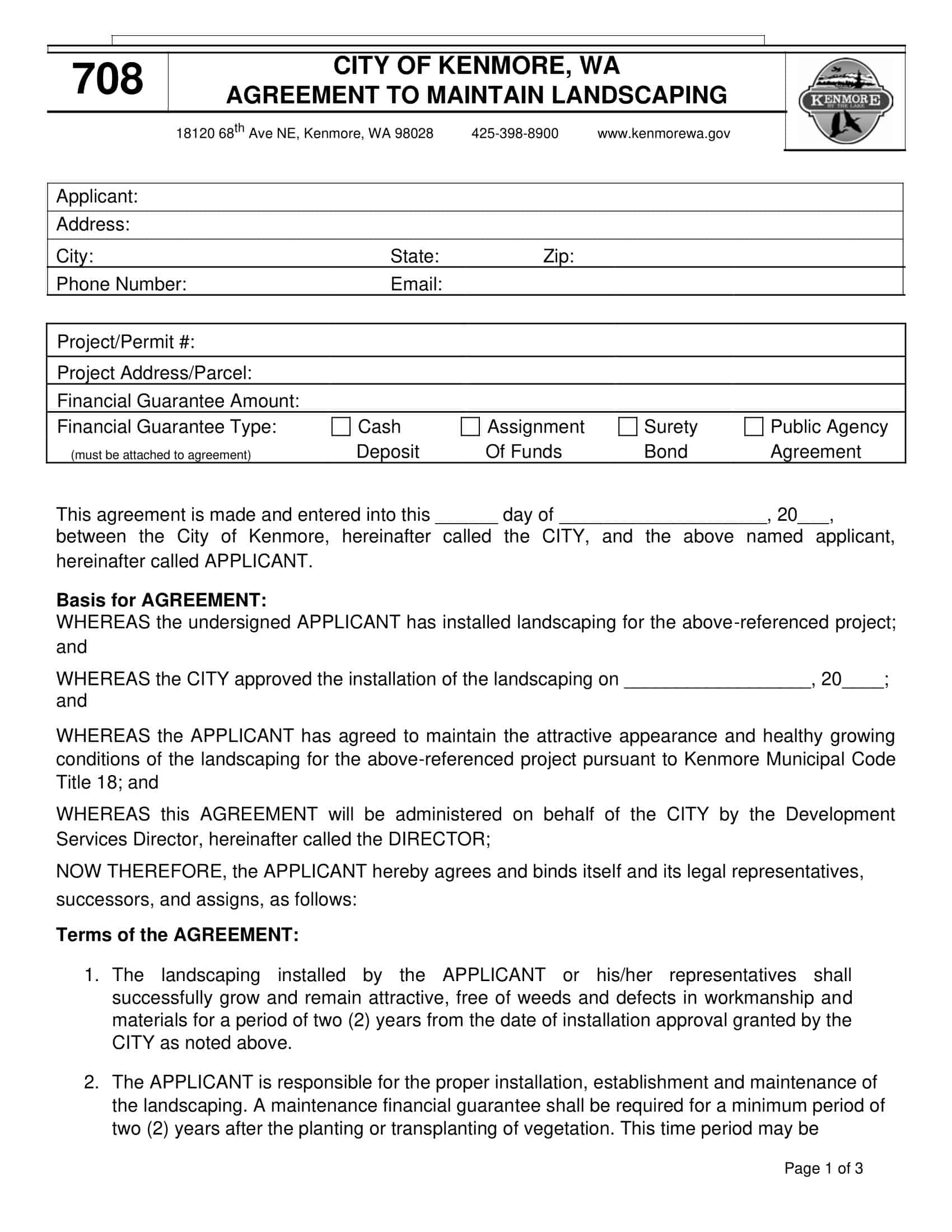 landscape contract agreement landscape contract agreement