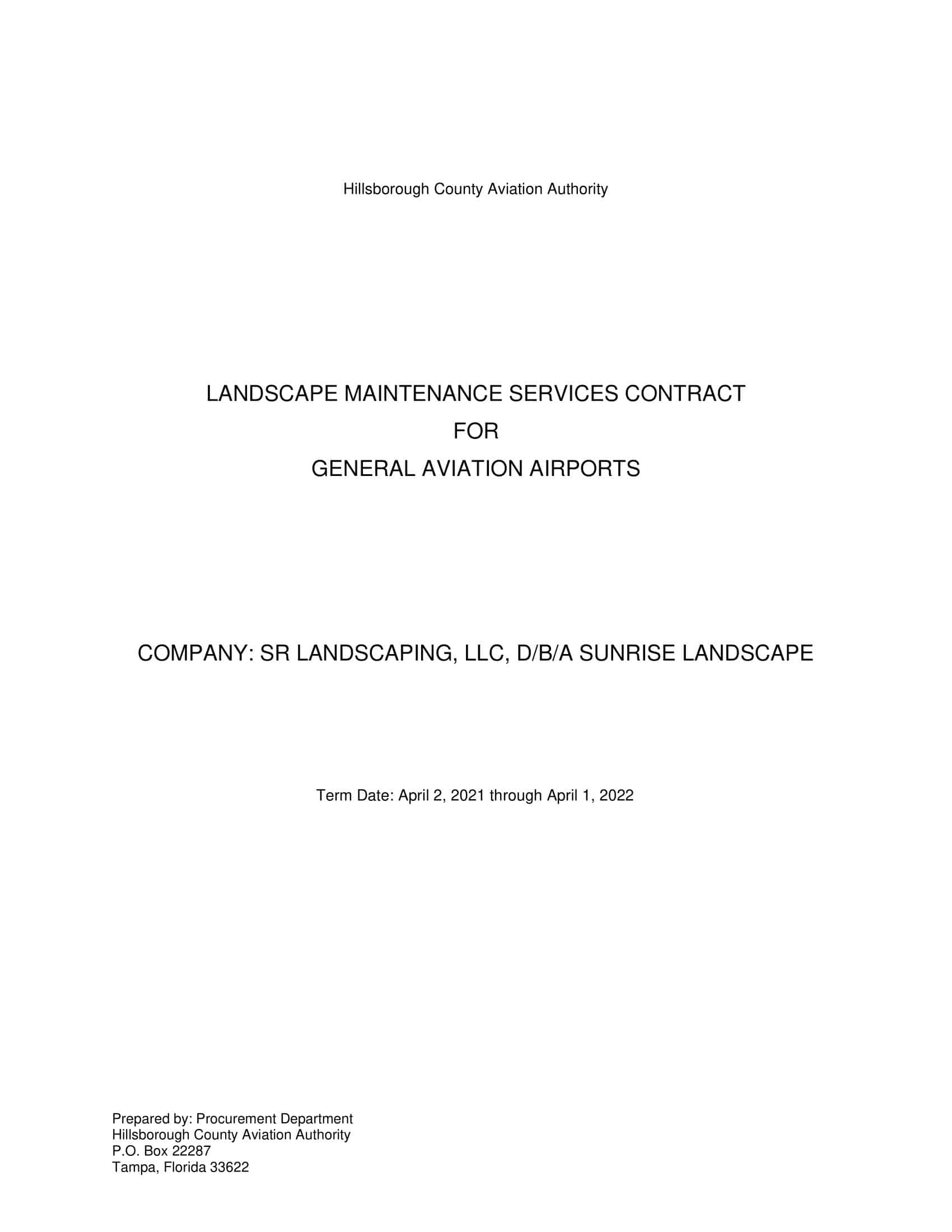 landscape contracts template landscape contracts template