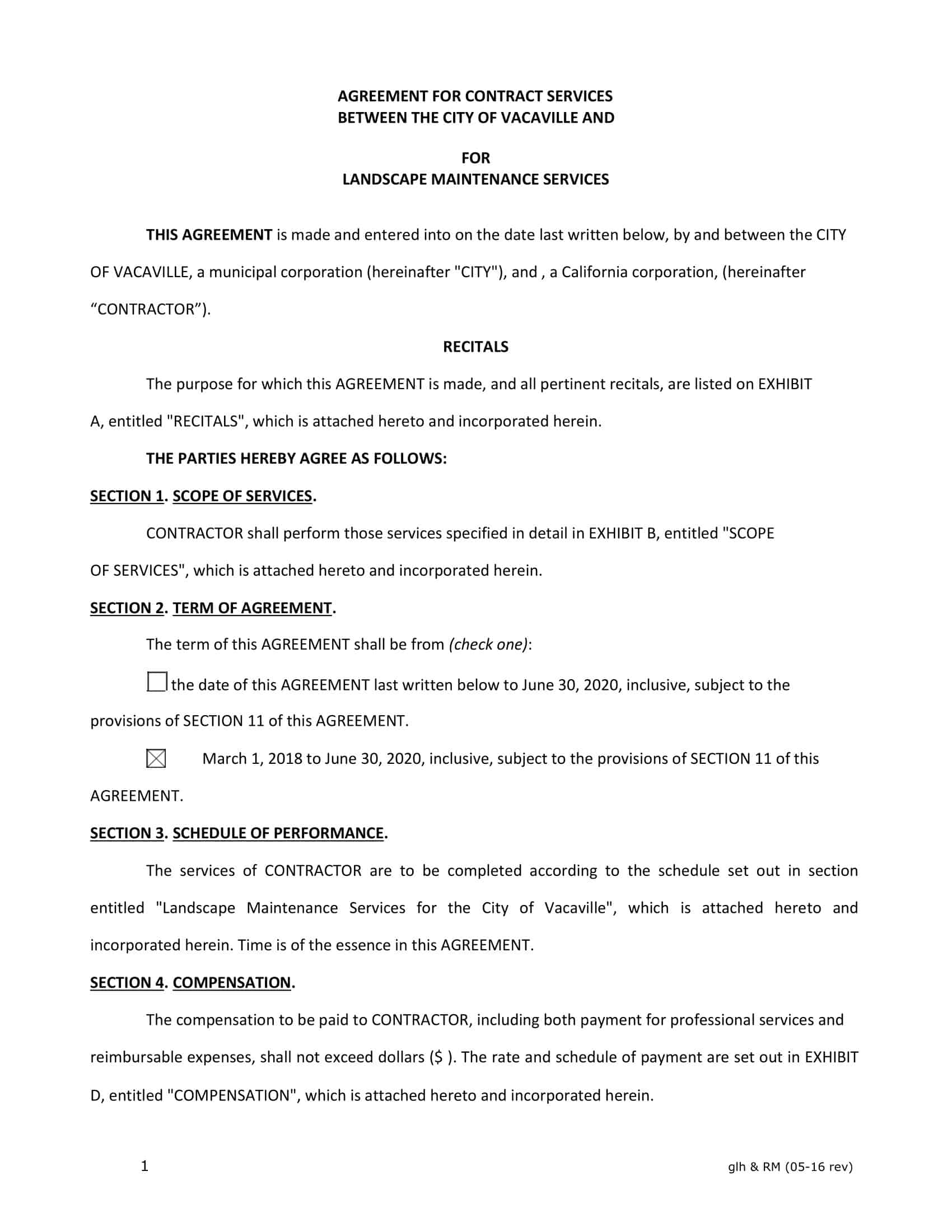 landscaping contract examples landscaping contract examples