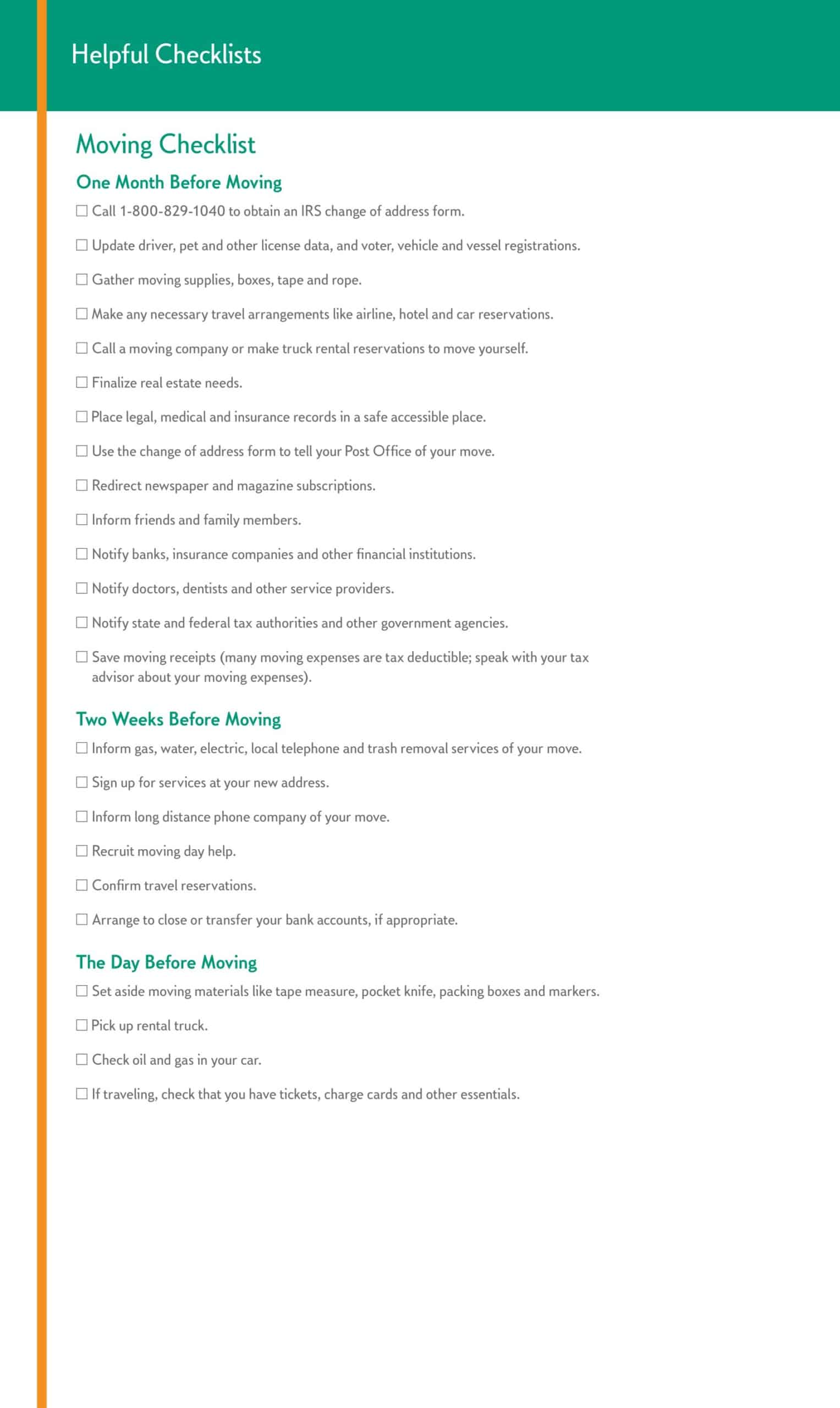 moving apartments checklist moving apartments checklist