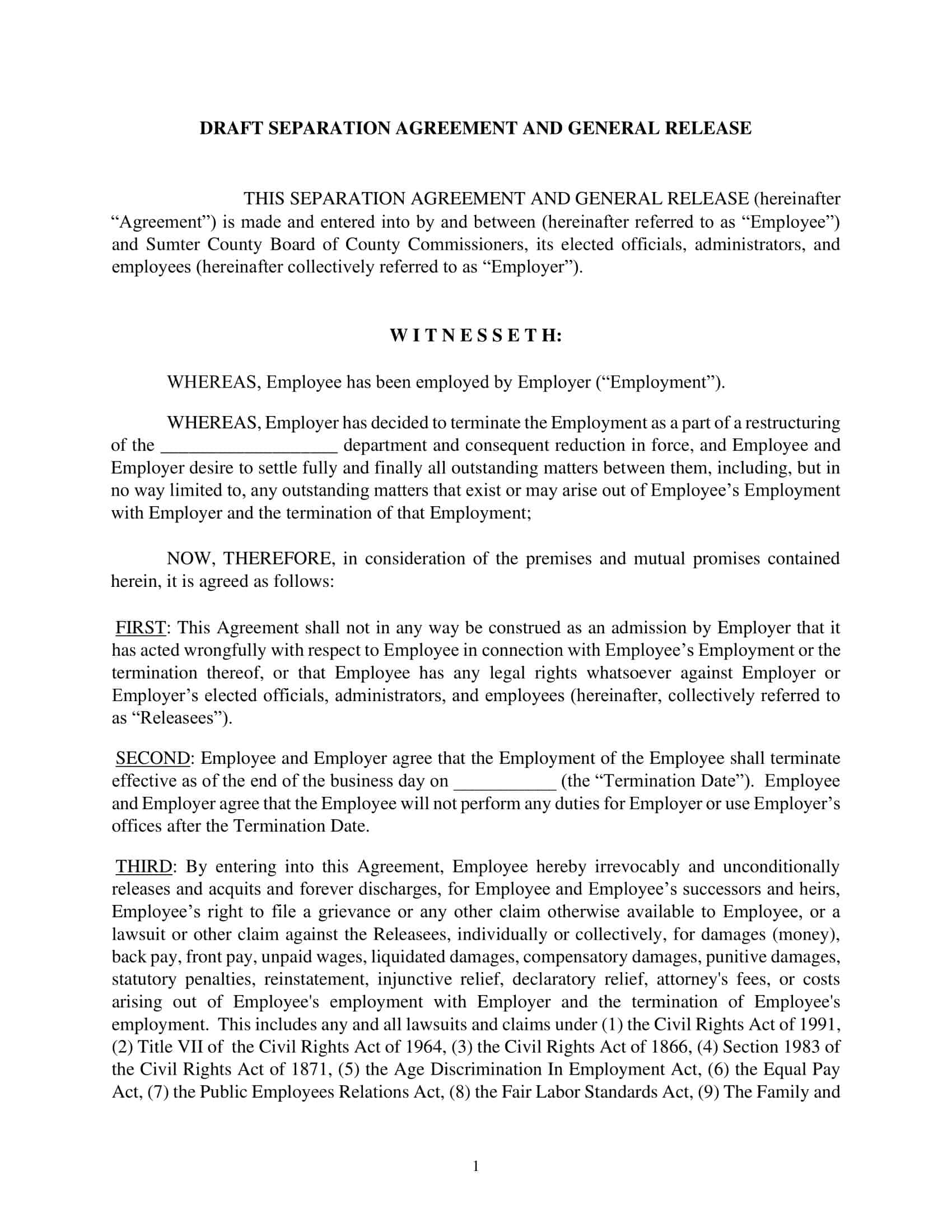mutual separation agreement mutual separation agreement