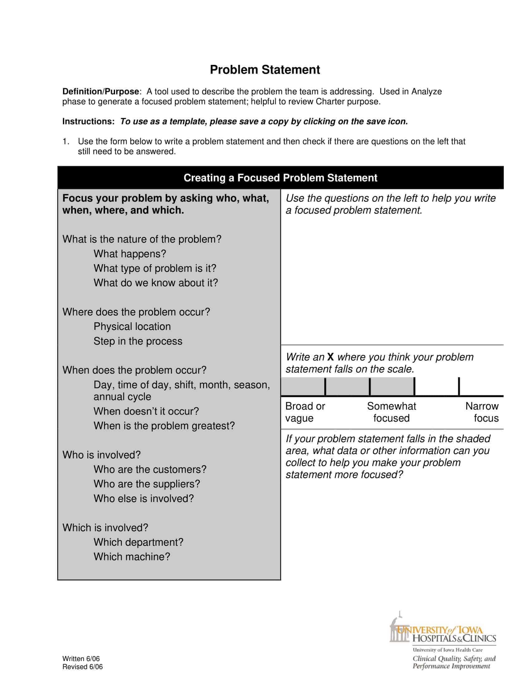 problem statement generator problem statement generator