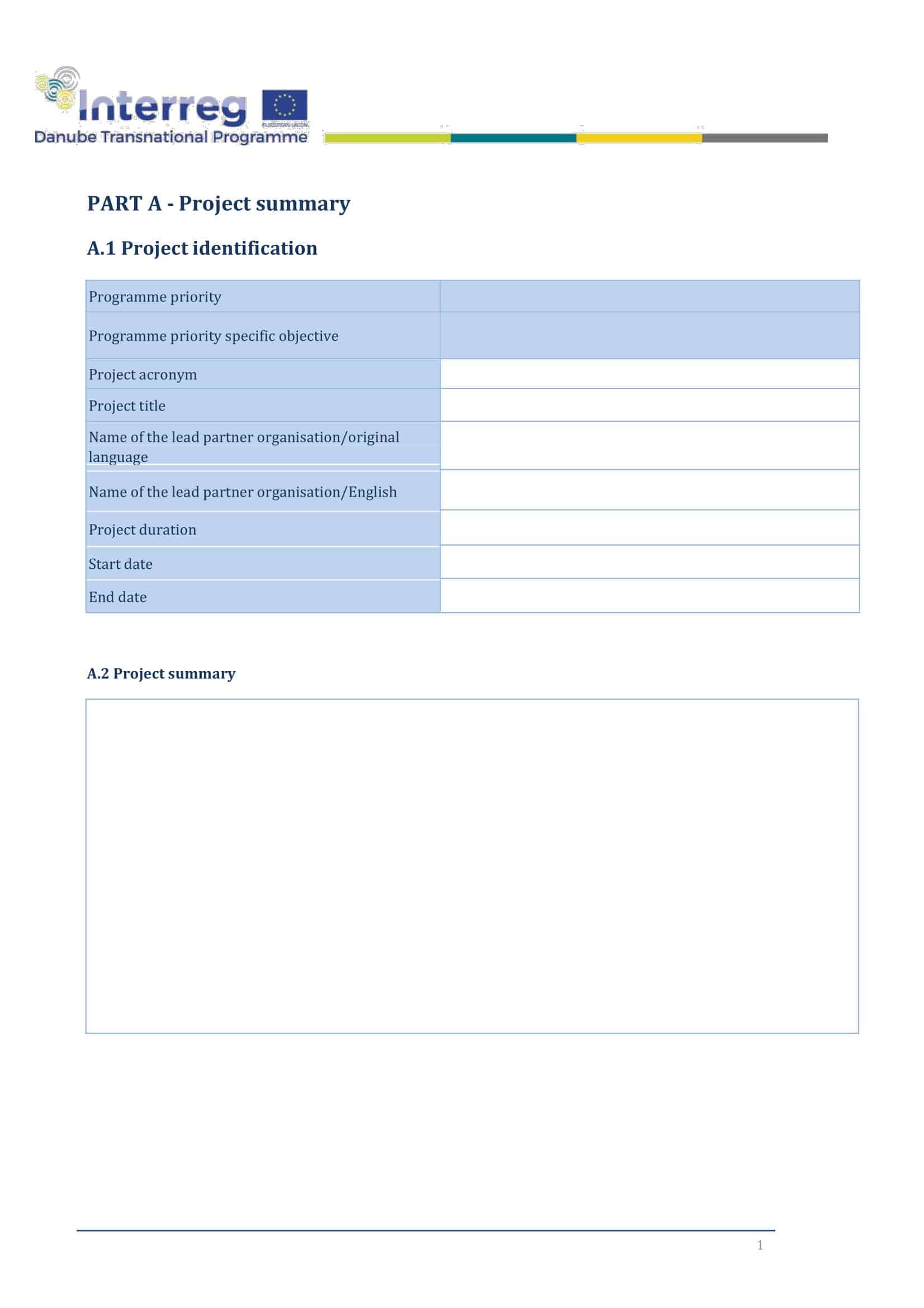 project management summary template project management summary template