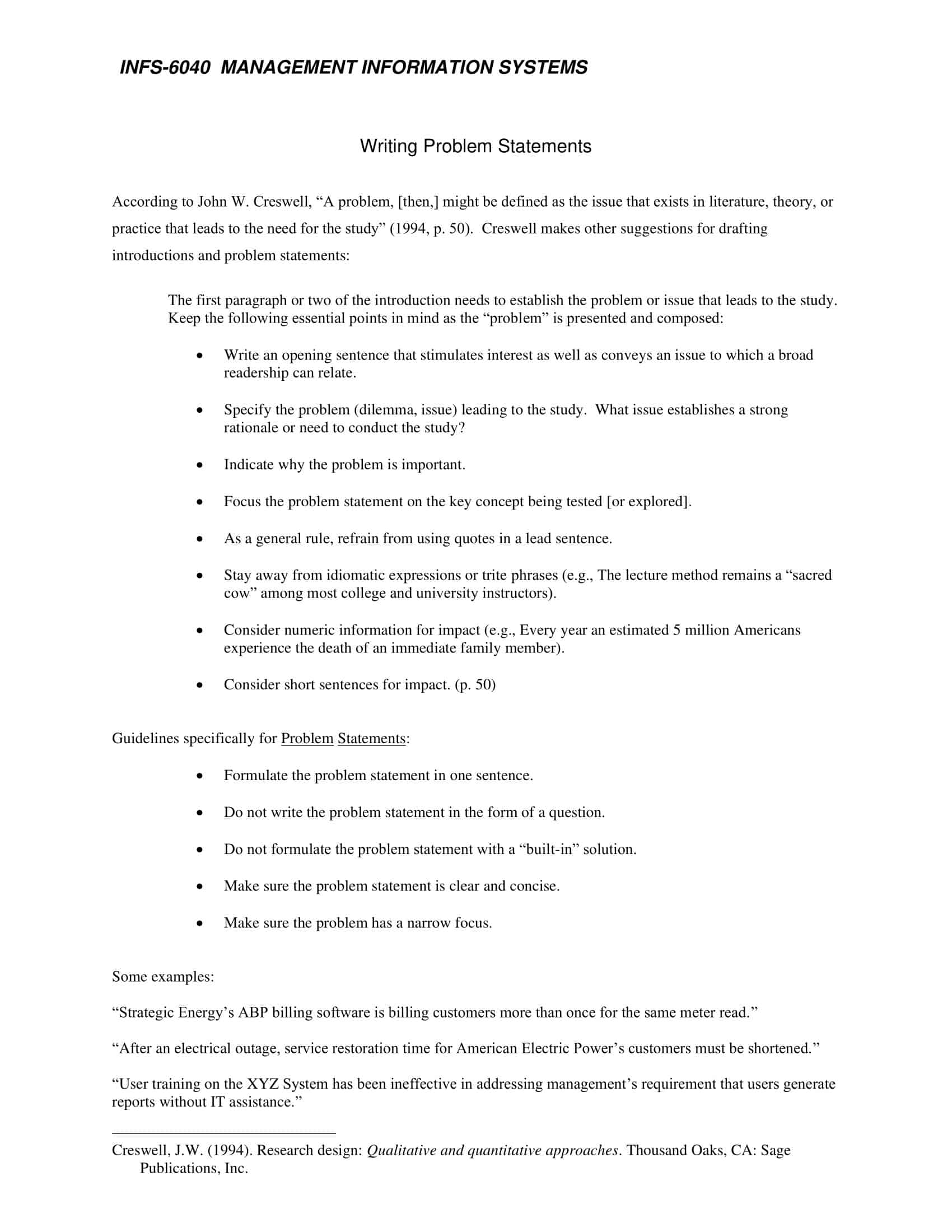 research problem statement research problem statement