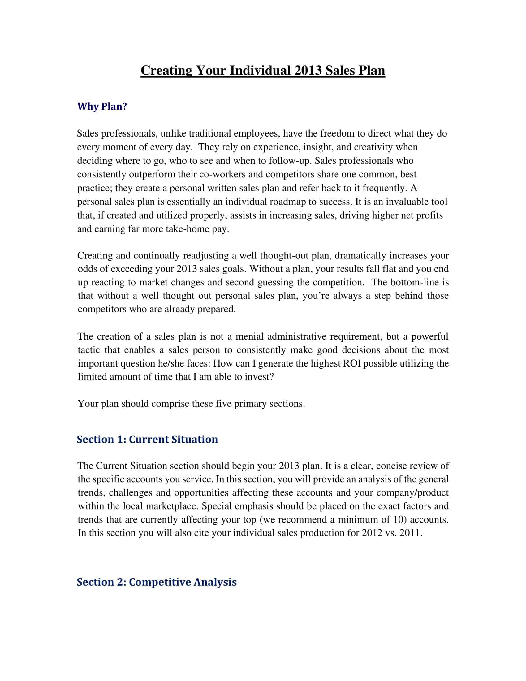 sales compensation plan template word sales compensation plan template word