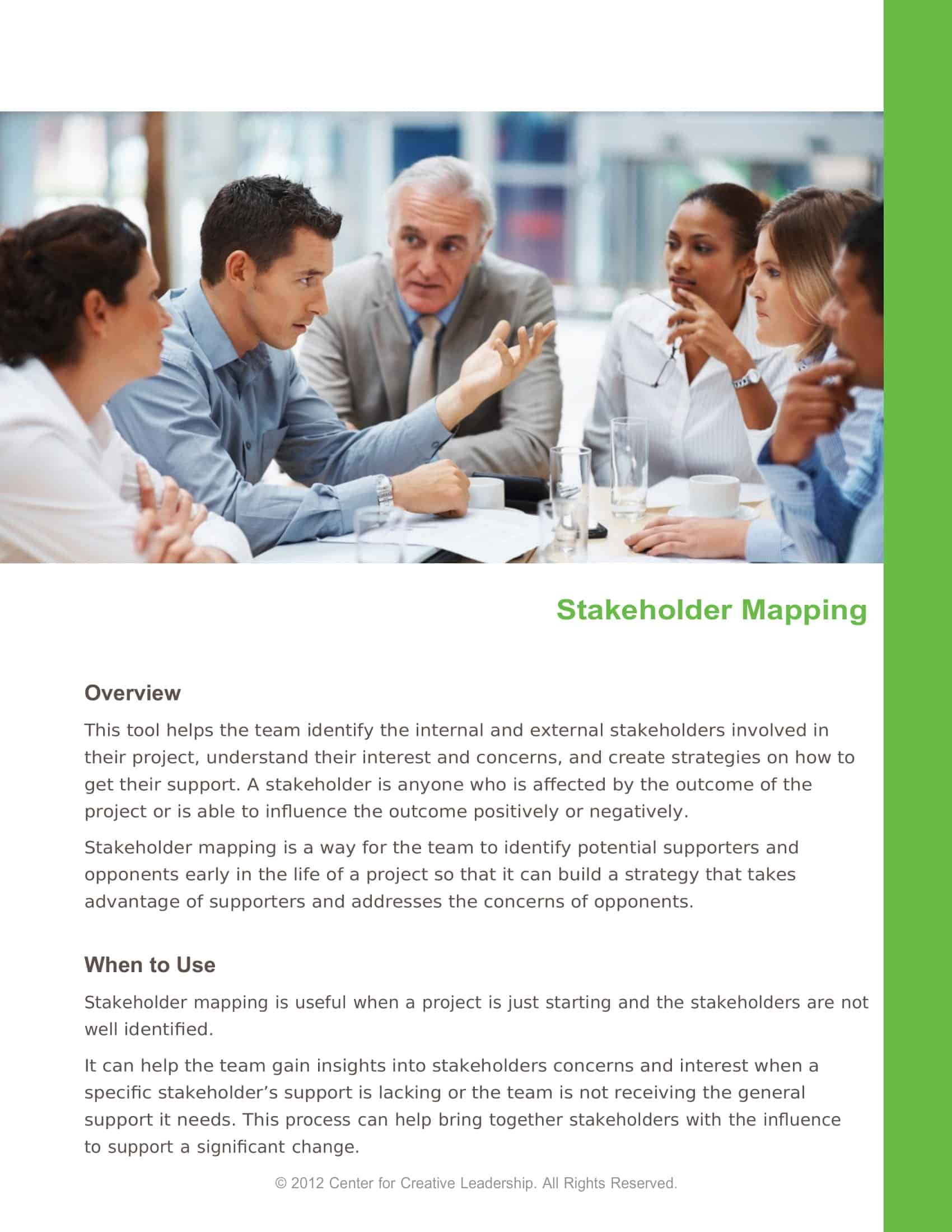 stakeholder mapping definition stakeholder mapping definition