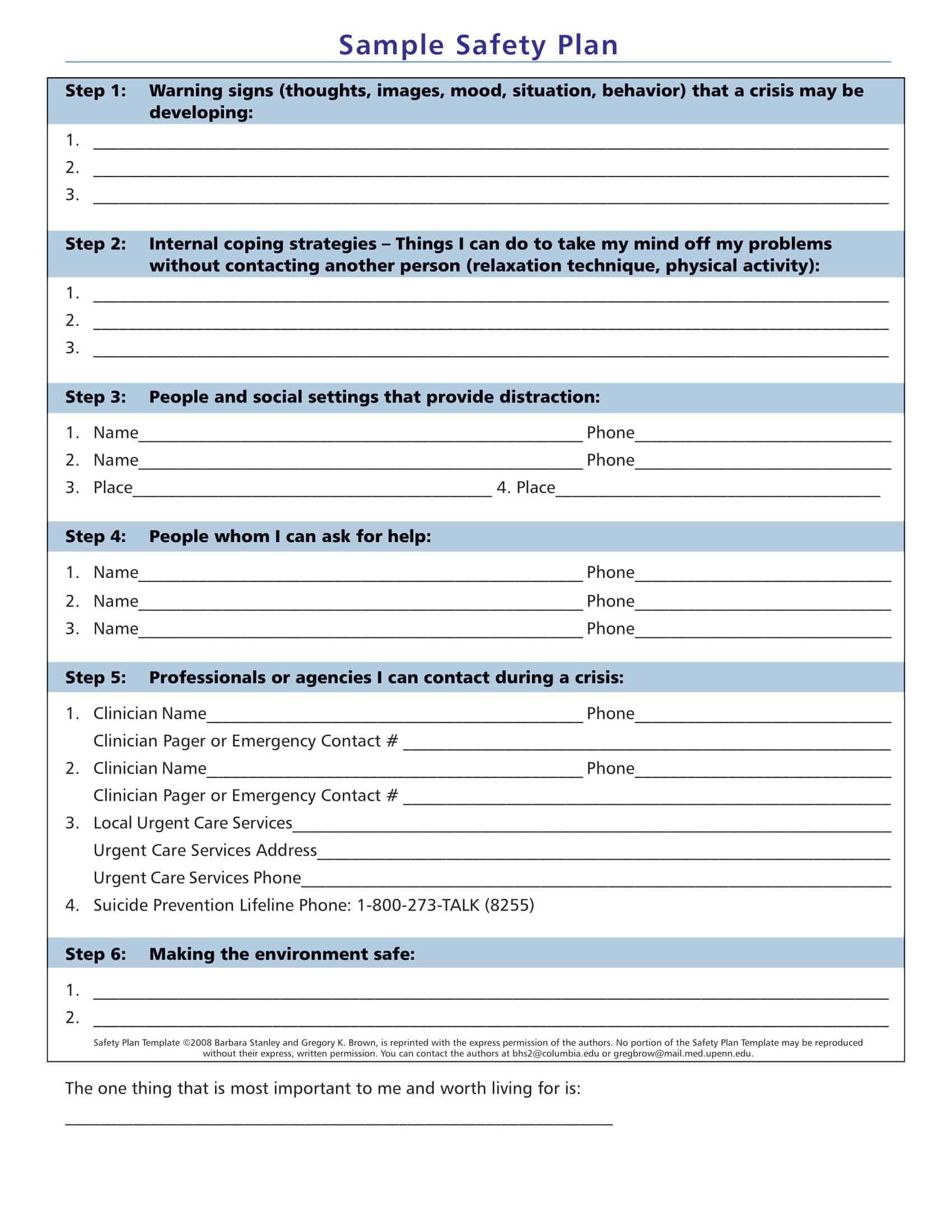 stanley brown safety plan stanley brown safety plan