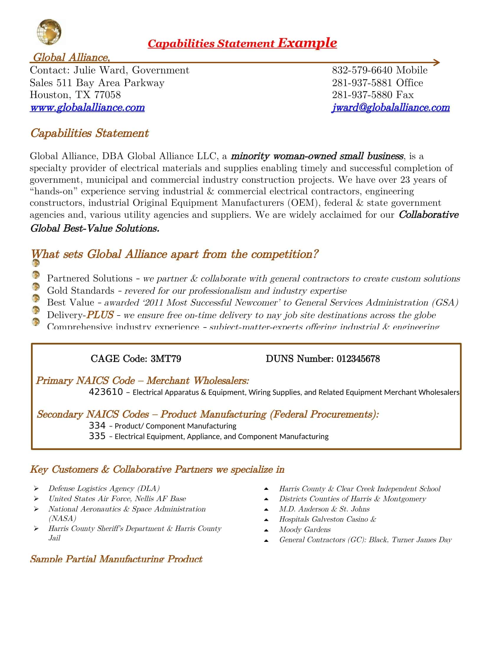 statement of capabilities template statement of capabilities template