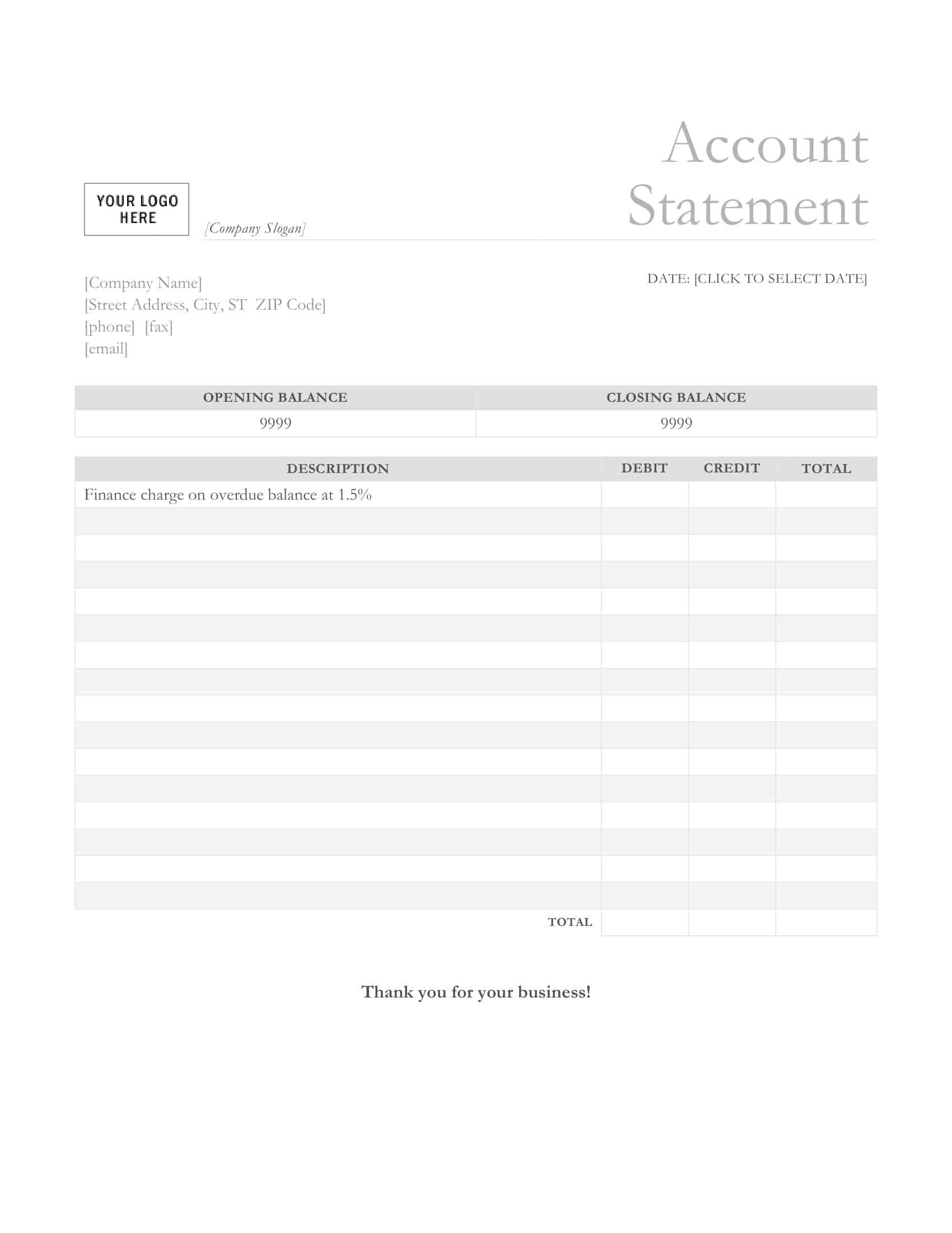 Editable Sample of Bank Statement Editable Sample of Bank Statement