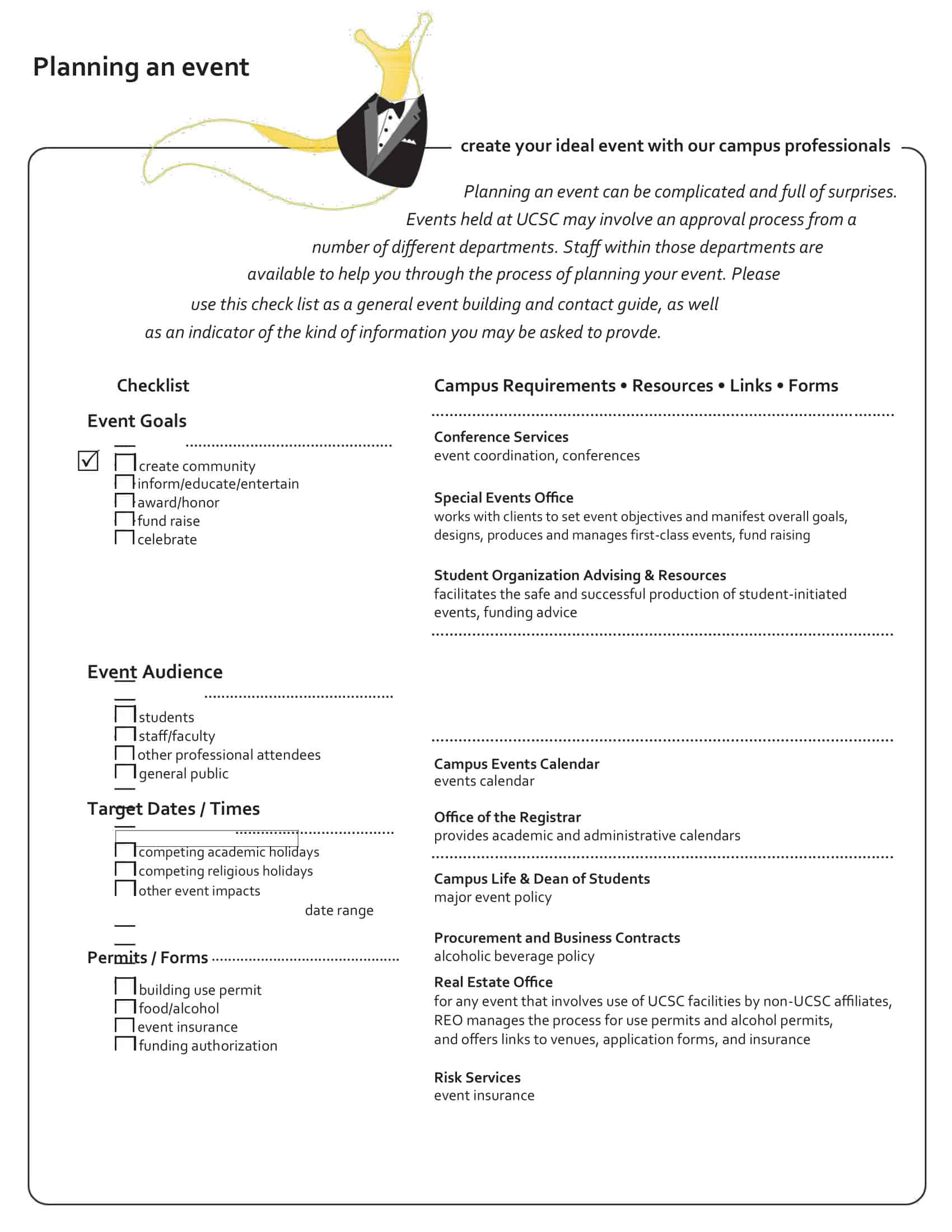 Event Planning Blank Template Event Planning Blank Template