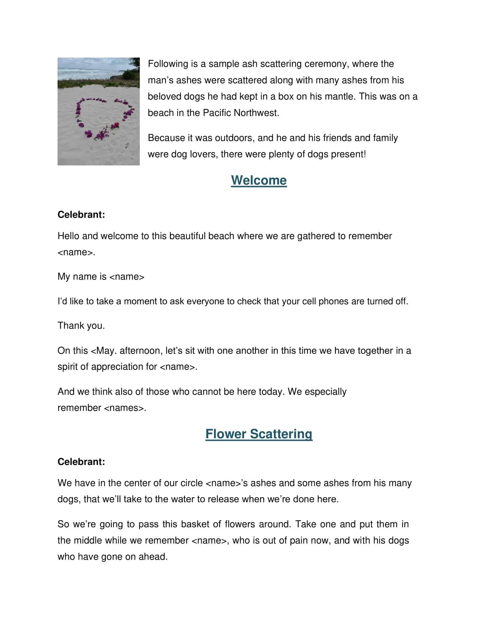 User-friendly Funeral Program Template User-friendly Funeral Program Template
