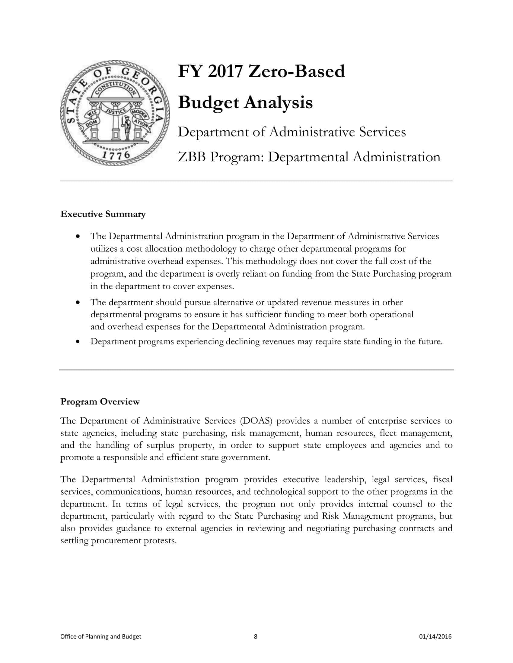 Zero-Based Budgeting Example in PDF Zero-Based Budgeting Example in PDF
