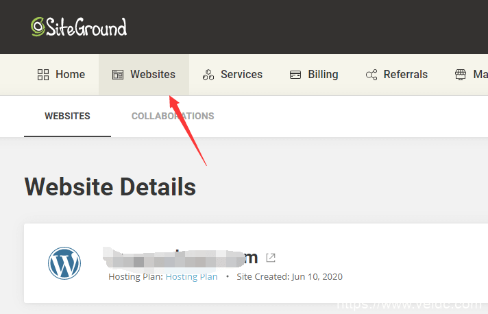 SiteGround的WEbsites