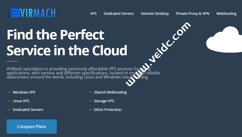 virmach:夏季促销,美国便宜VPS,1核/512M内存/10gSSD/1T流量/1Gbps带宽,多达7个机房可选,$7.2/年-SSHCE测评