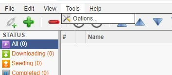 qBittorrent Web 进入选项 qBittorrent Web 进入选项