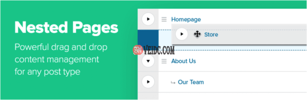WordPress插件-Nested Pages WordPress插件-Nested Pages