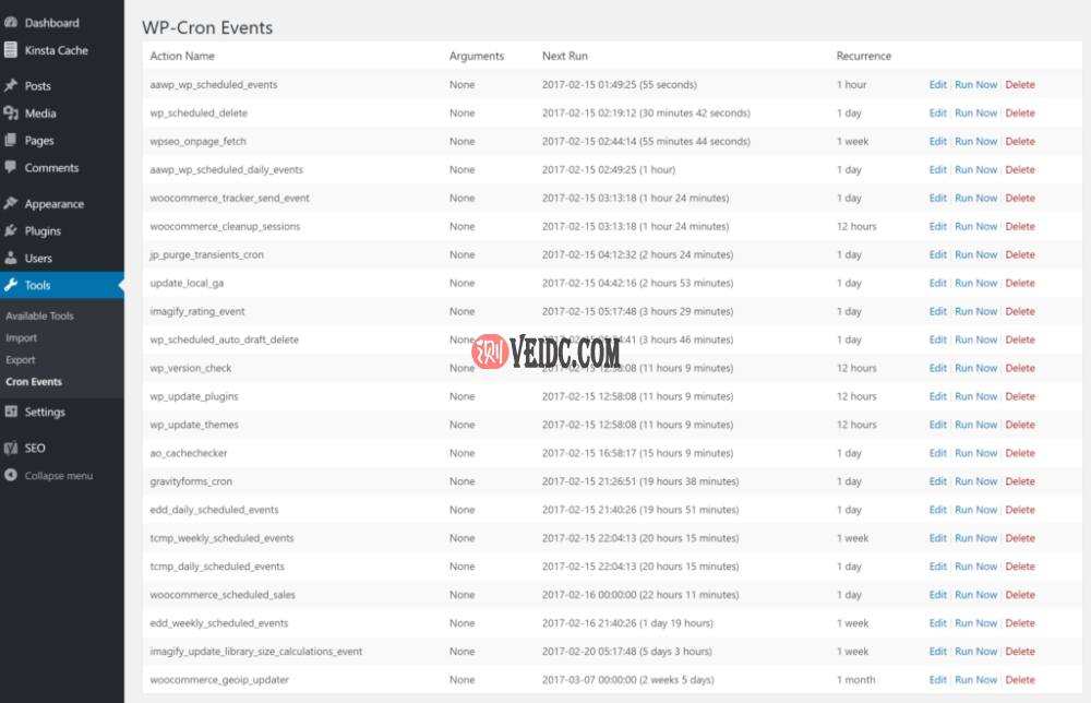 WP-Cron事件 WP-Cron事件