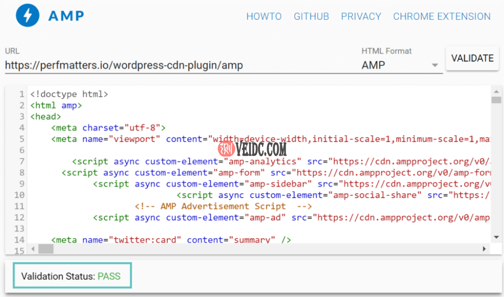 谷歌AMP验证器 谷歌AMP验证器