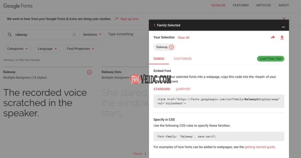 从Google Fonts下载字体 从Google Fonts下载字体